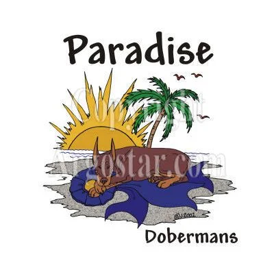 Paradise Dobermans Logo