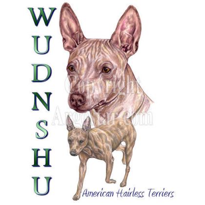 Wudnshu American Hairless Terriers Logo