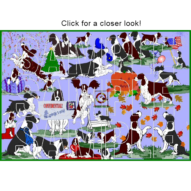 English Springer Spaniel Clip Art, Volume Digital Download