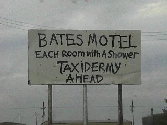 Bates Motel sign - Texas