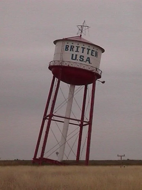 Britten U.S.A. Leaning Water Tower - Texas