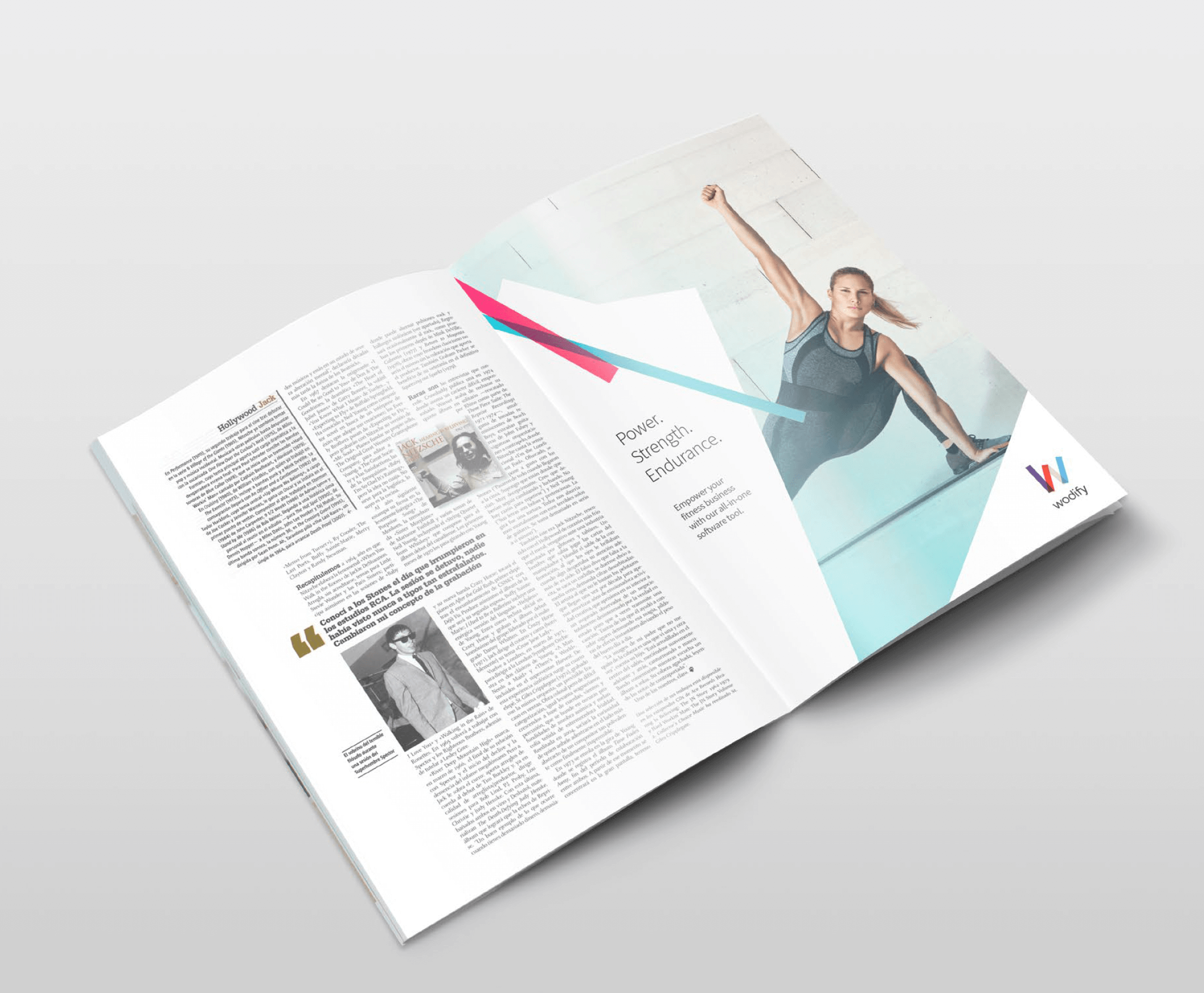 Branding wodify advertising print
