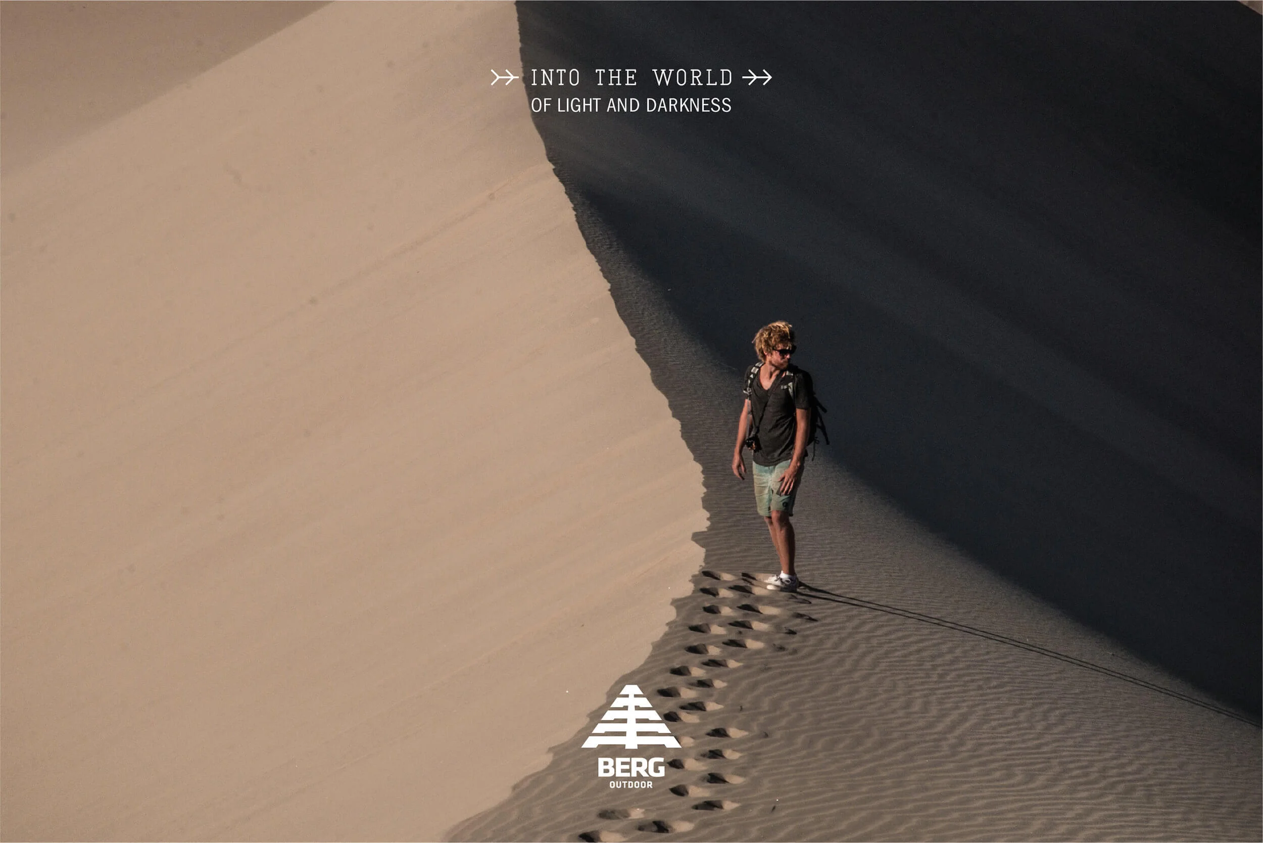 Berg Outdoor rebrand poster