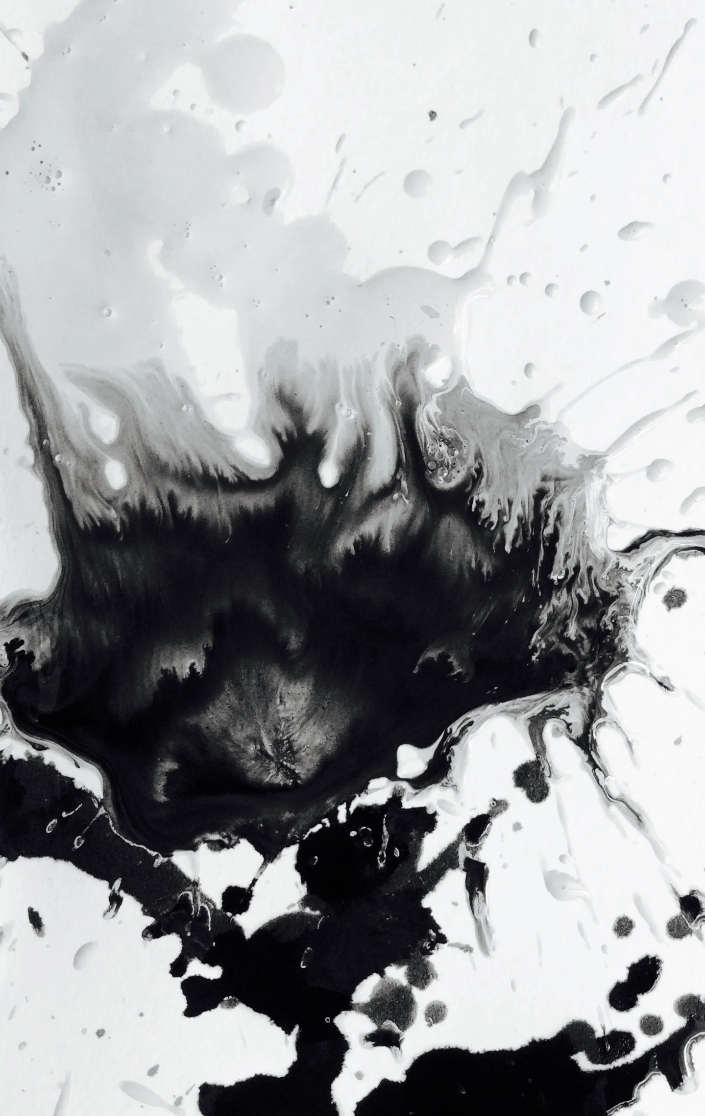 Jackson Pollock + step and repeat process