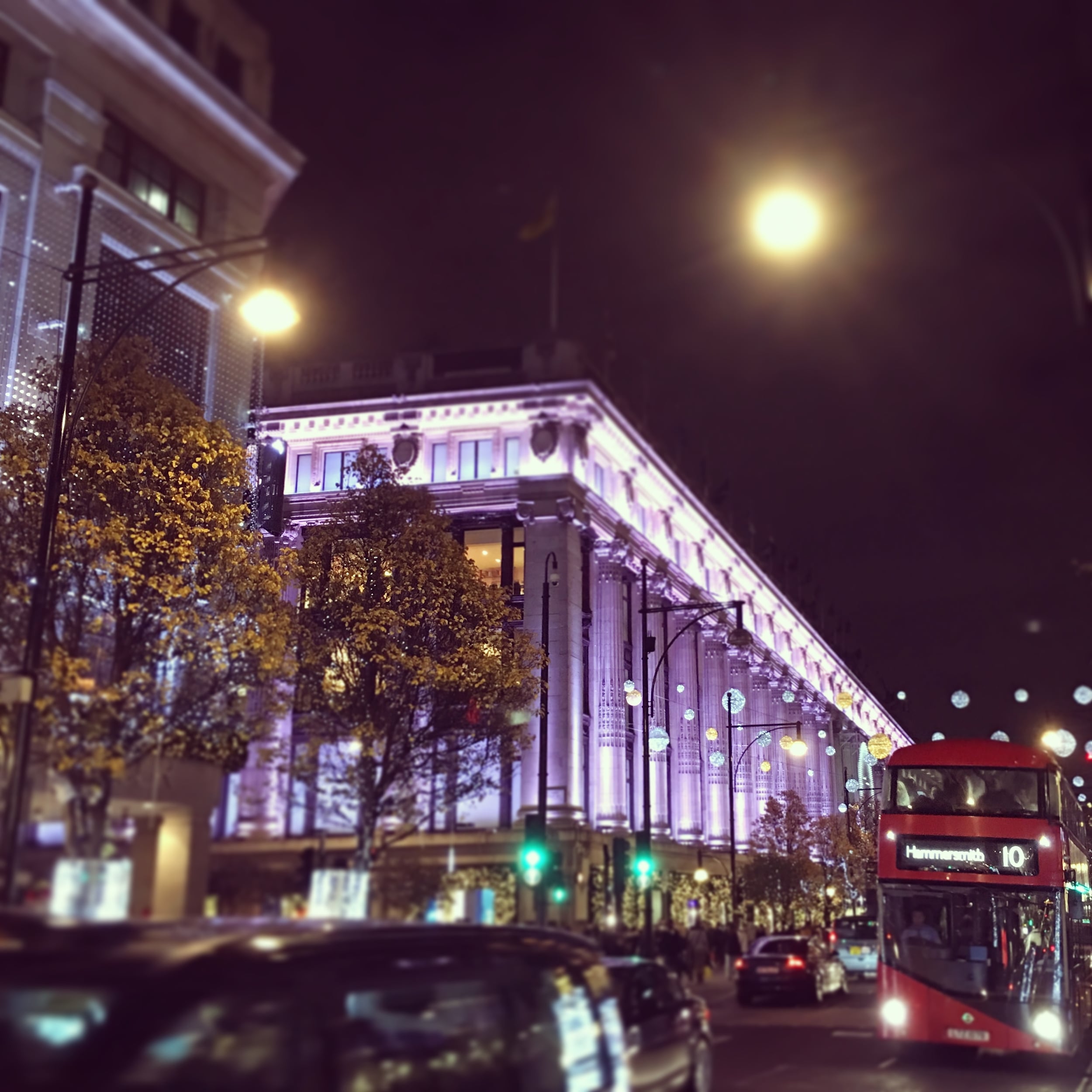  Selfridge's on Oxford Street 