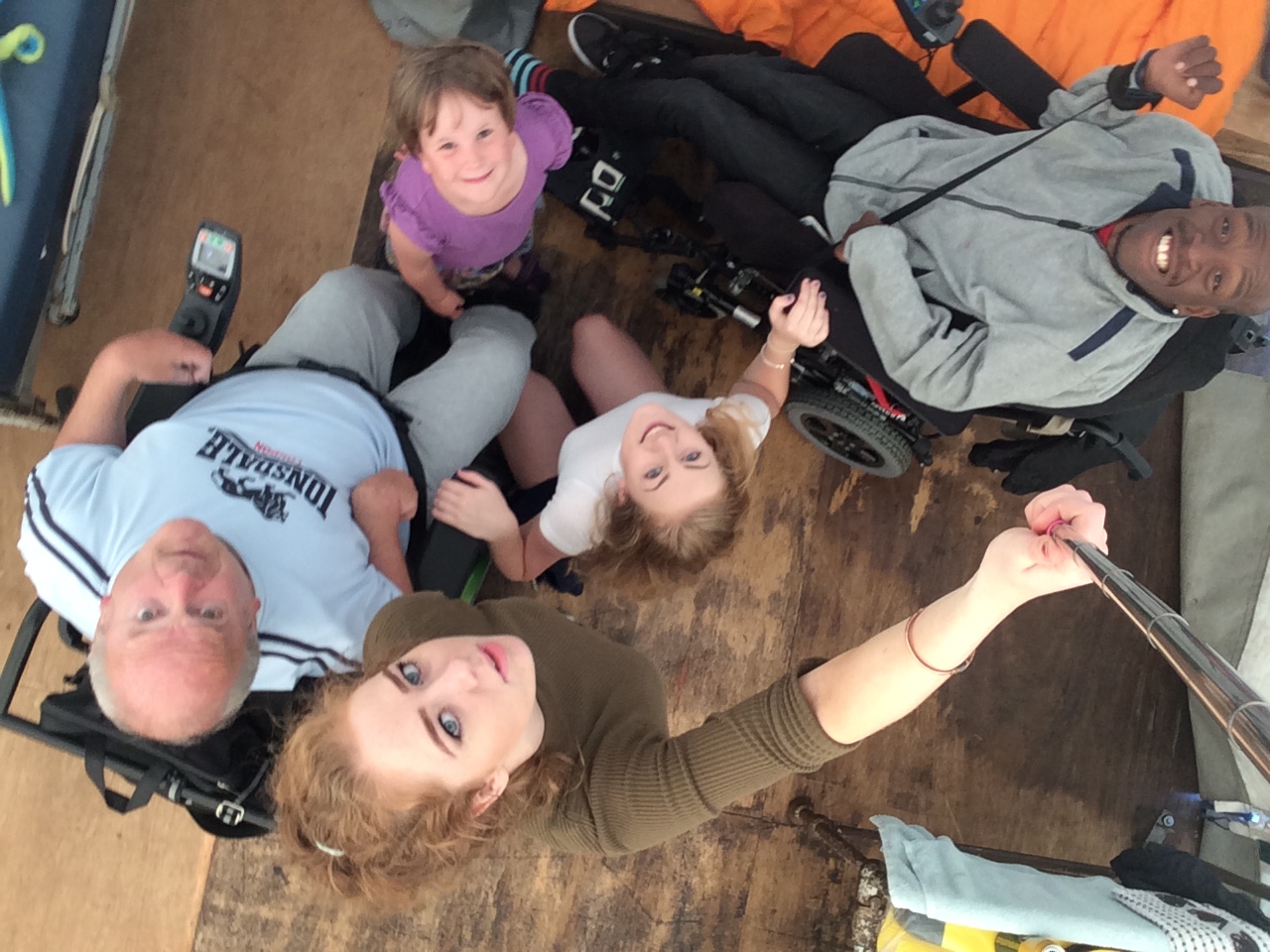Group selfie for photo challenge