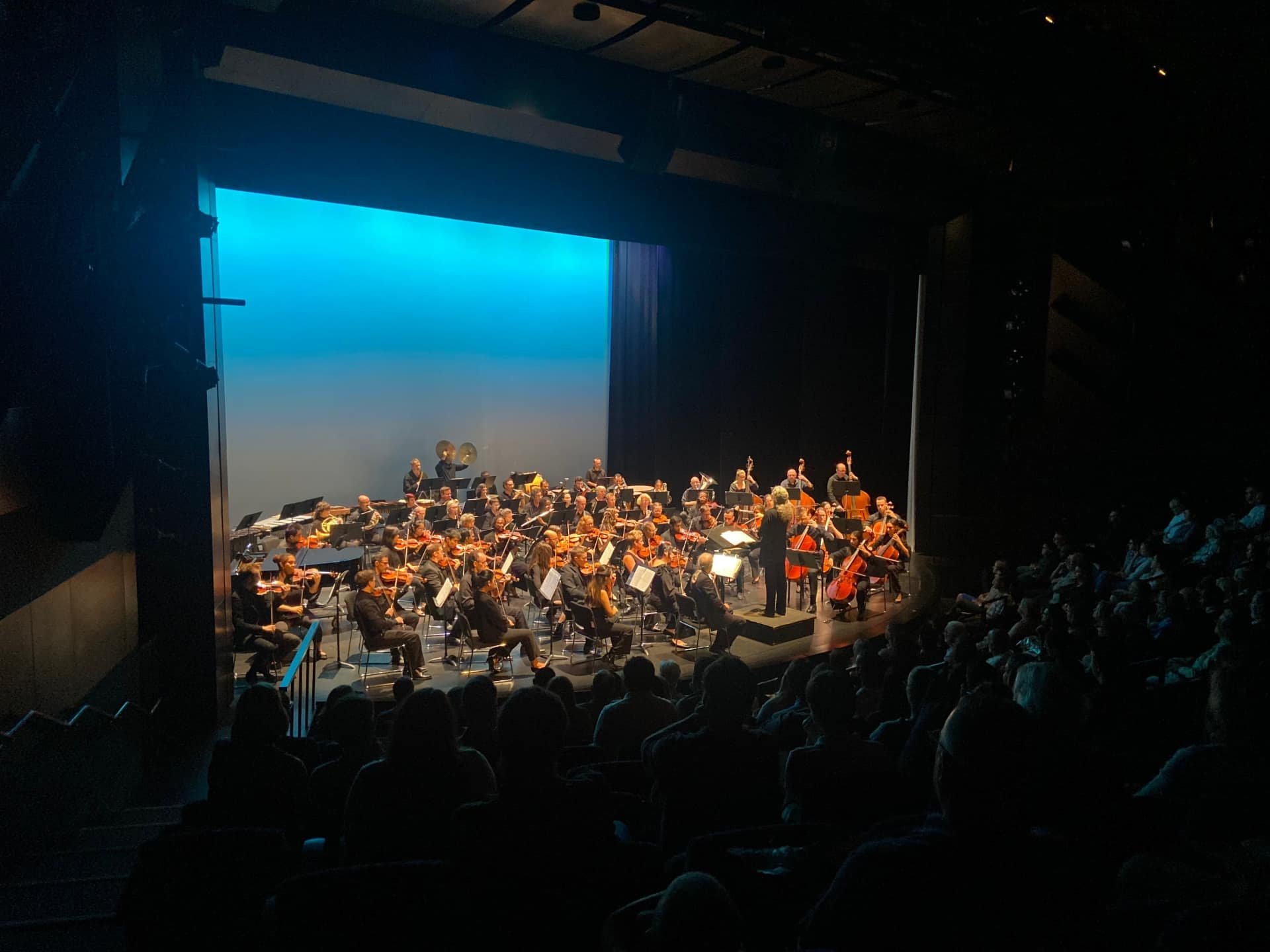 Capital City Symphony orchestra performing during Persist! at Atlas Performing Arts Center