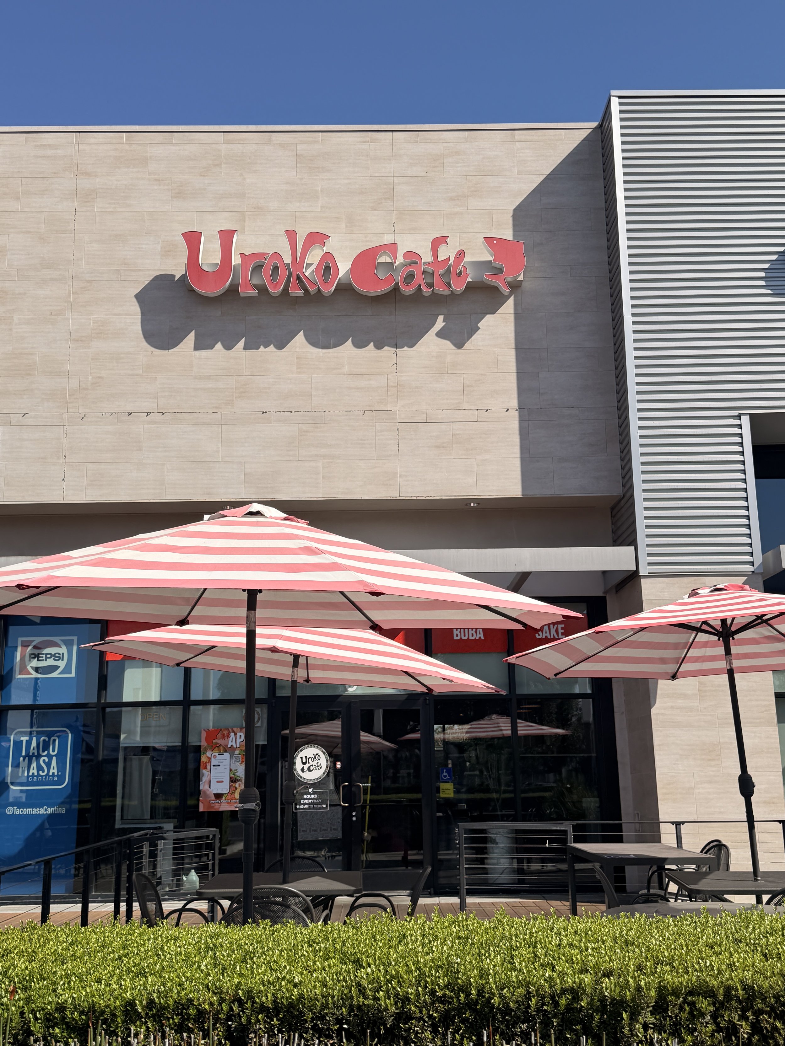 Uroko Poke Cypress Font Store Umbrellas Dinning Patio.JPG