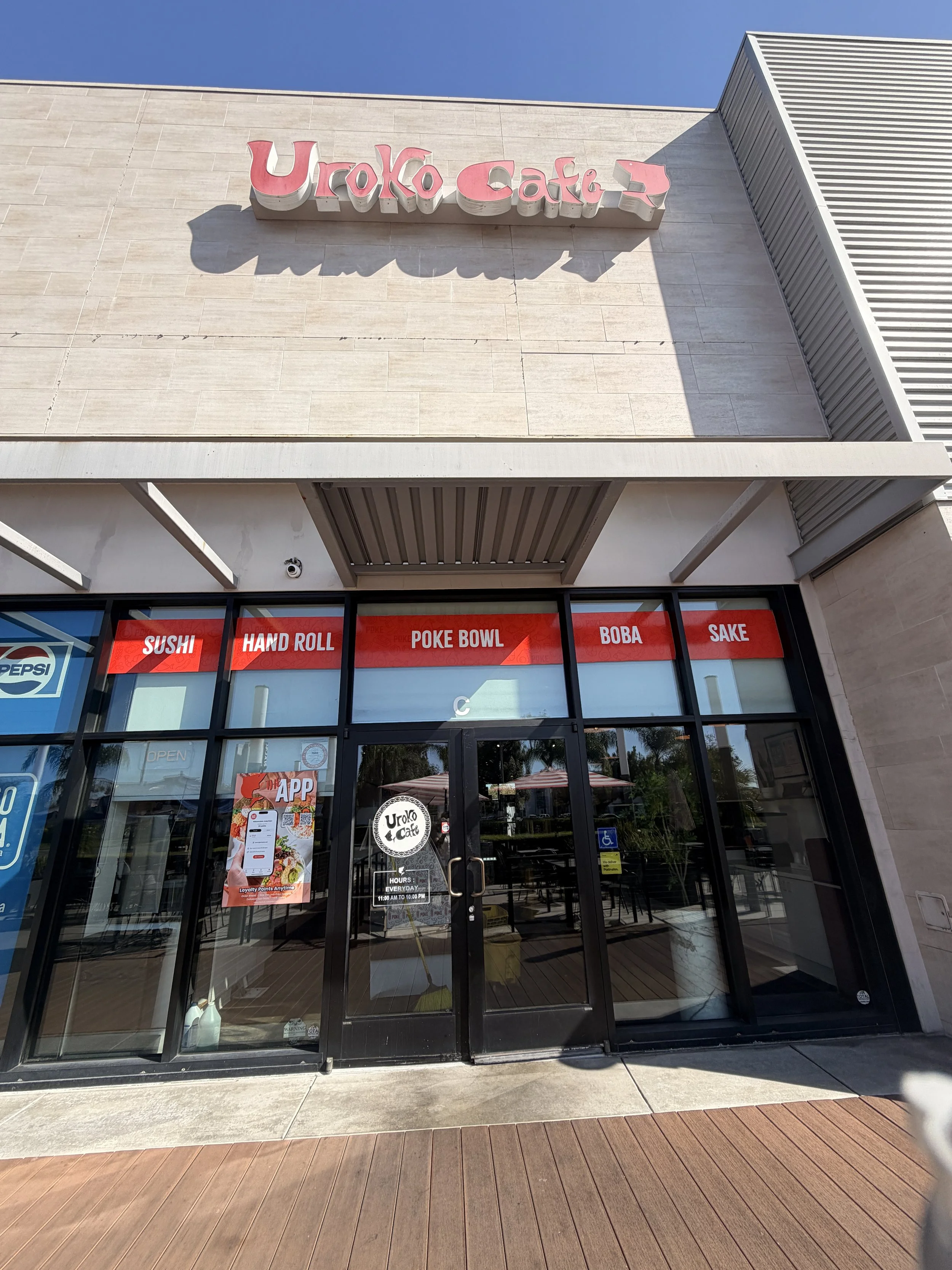 Uroko Poke Cypress Front of The Store.JPG