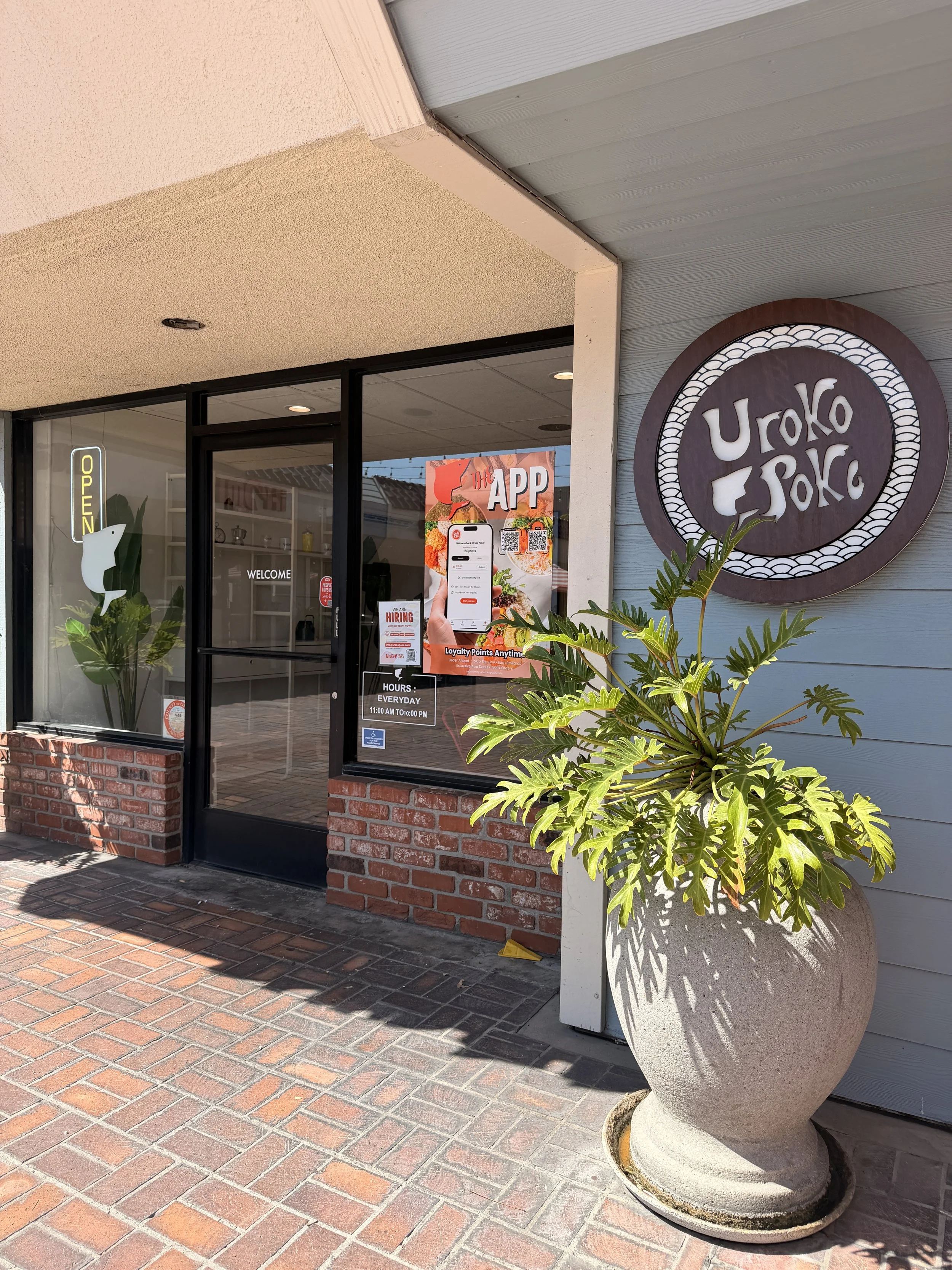 Uroko Poke Tustin Entrance Logo Front Store .JPG