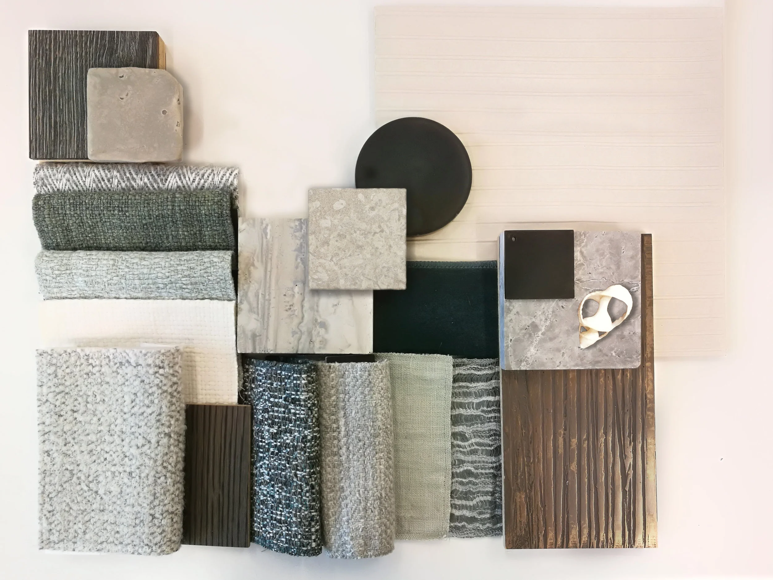 Example of of materials and textures