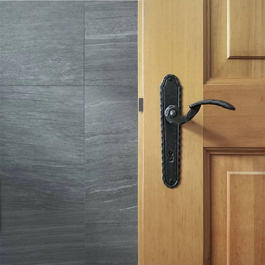 Inspired by the local venacular we created a modern bathroom in this rustic yet contemporary Swiss chalet. #studiofetscher #juxtaposition #bathroom #rustic #contemporary