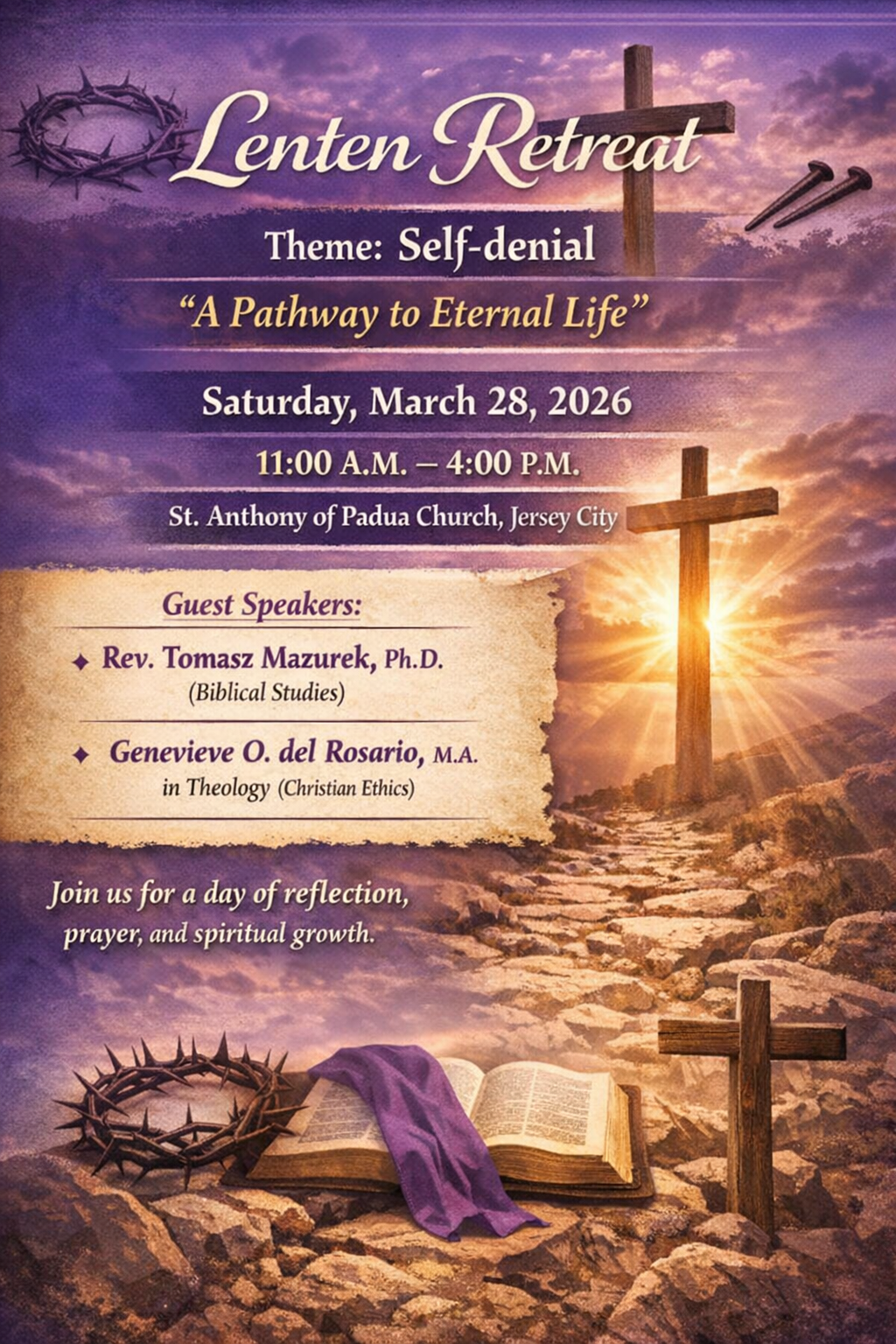 Lenten Retreat (Theme: Self-Denial)