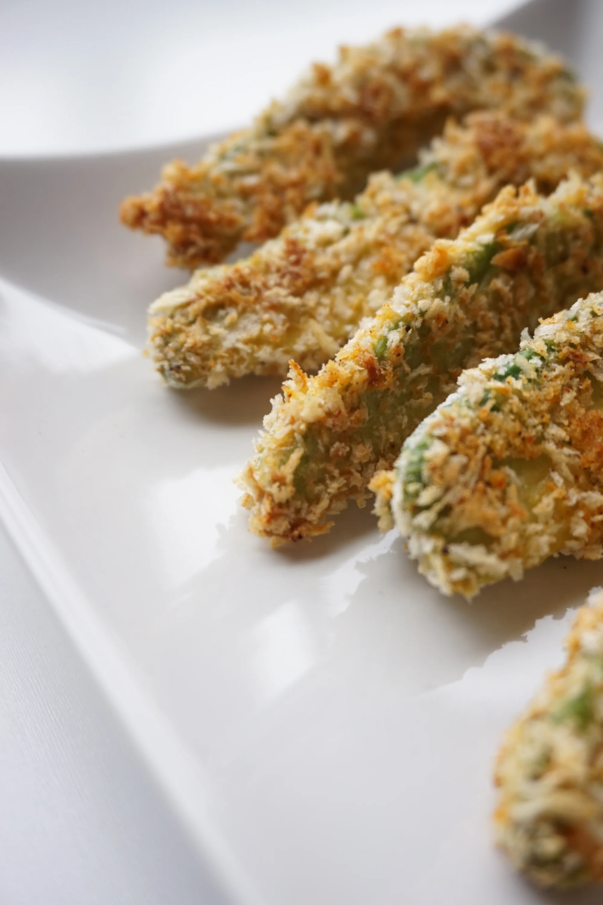 Baked Avocado Fries with Chipotle Lime Cream