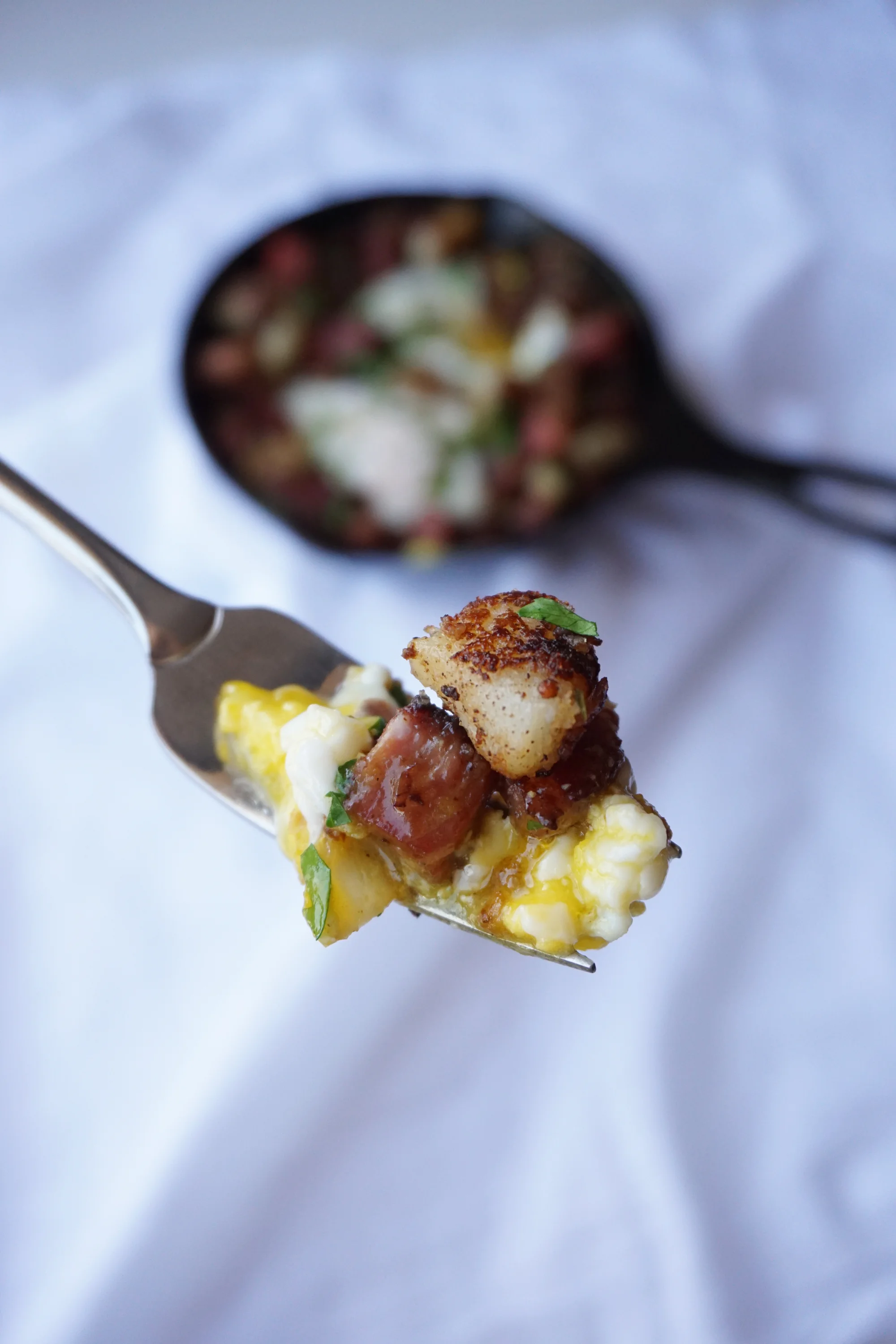 Leftover Corned Beef Hash & Eggs