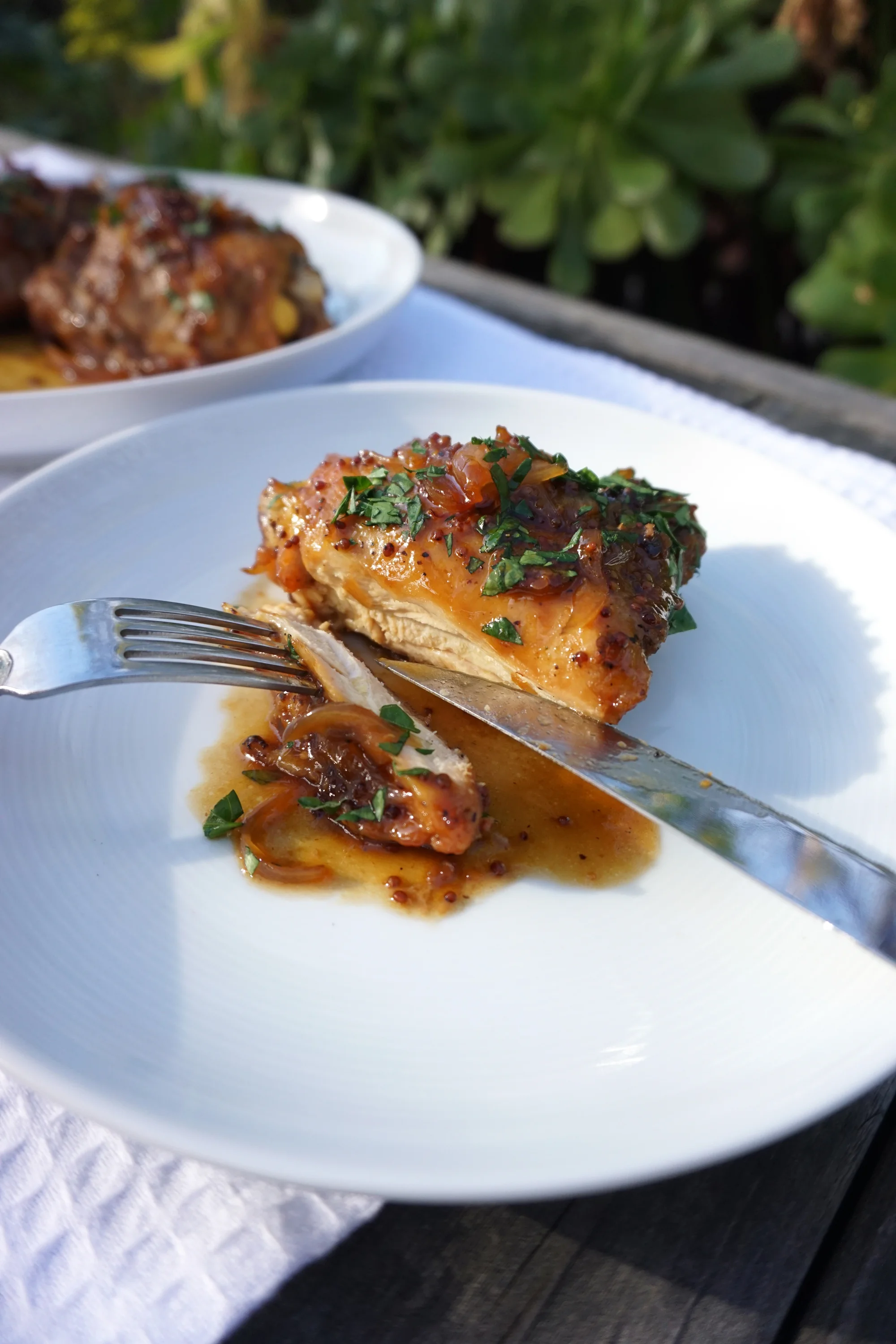20 Minute Chicken with Honey-Beer Sauce