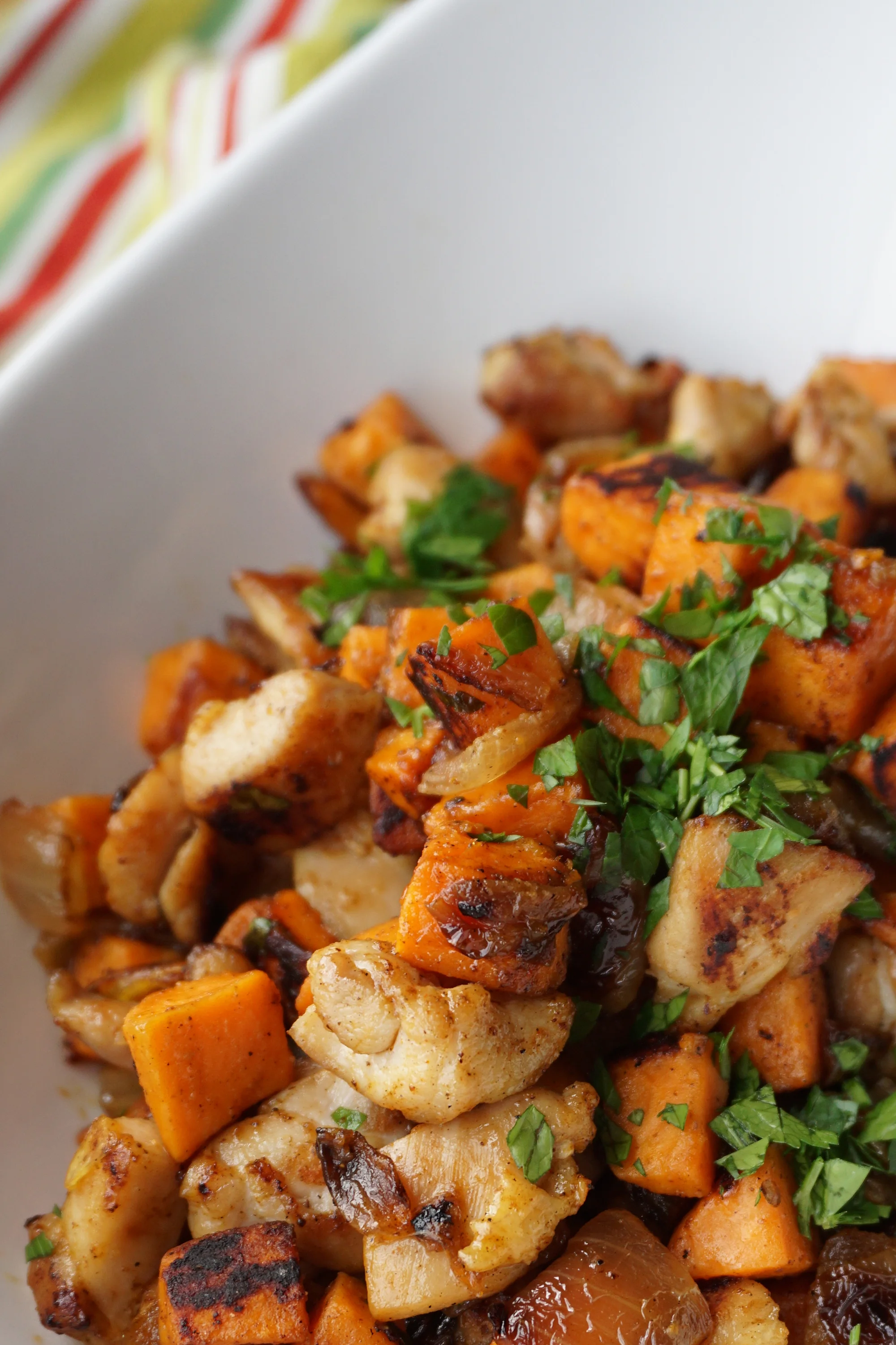 Sweet Potato Chicken Hash