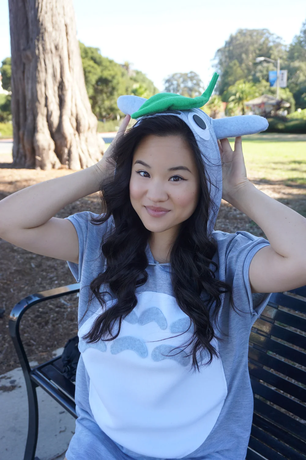 Diy Totoro Halloween Costume Tutorial Broke And Cooking