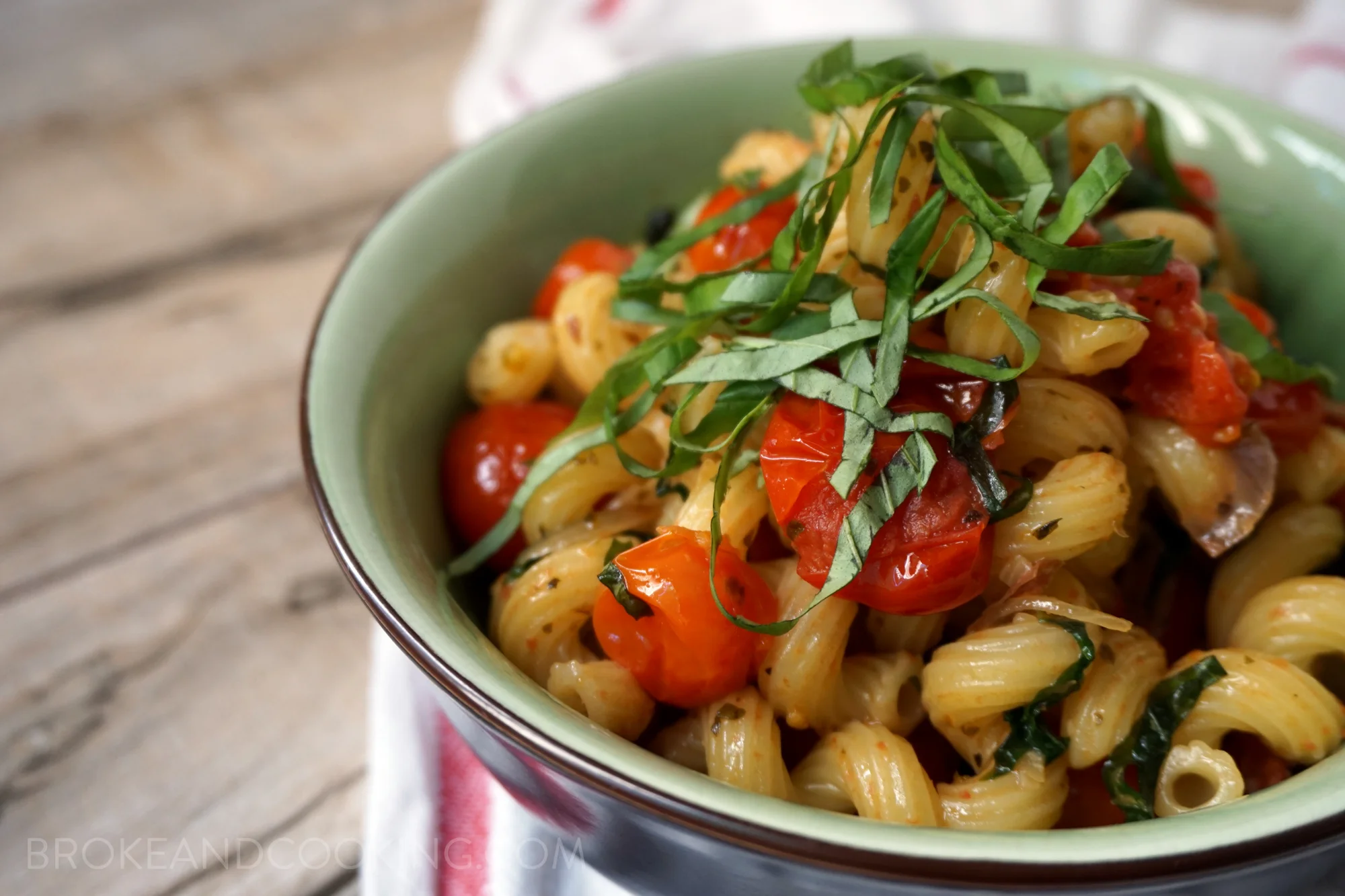 20 Minute Buttery Tomato and Shallot Pasta