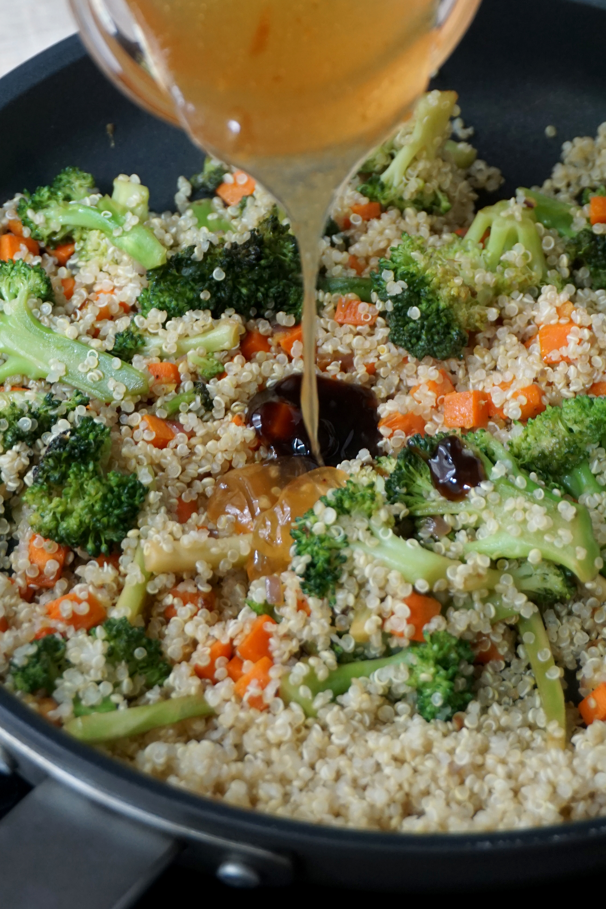 Broke and Cooking Quinoa Fried Rice 19