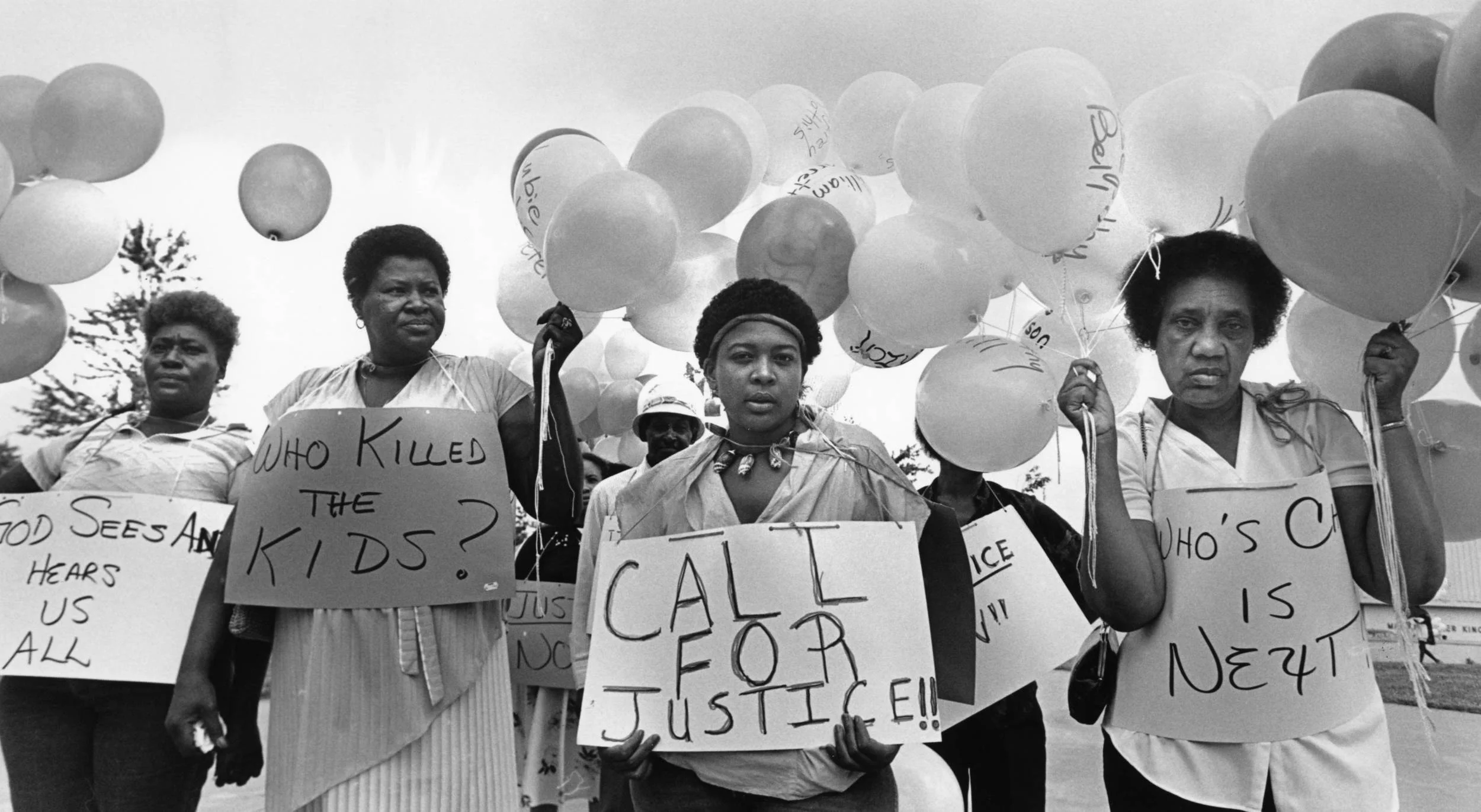 Victims Mothers March in Remembrance of all of the Missing and Murdered Children. Photograph by W.A. Bridges (1984) Atlanta Journal-Constitution Photographic Archives. Special Collections and Archives, Georgia State University Library.