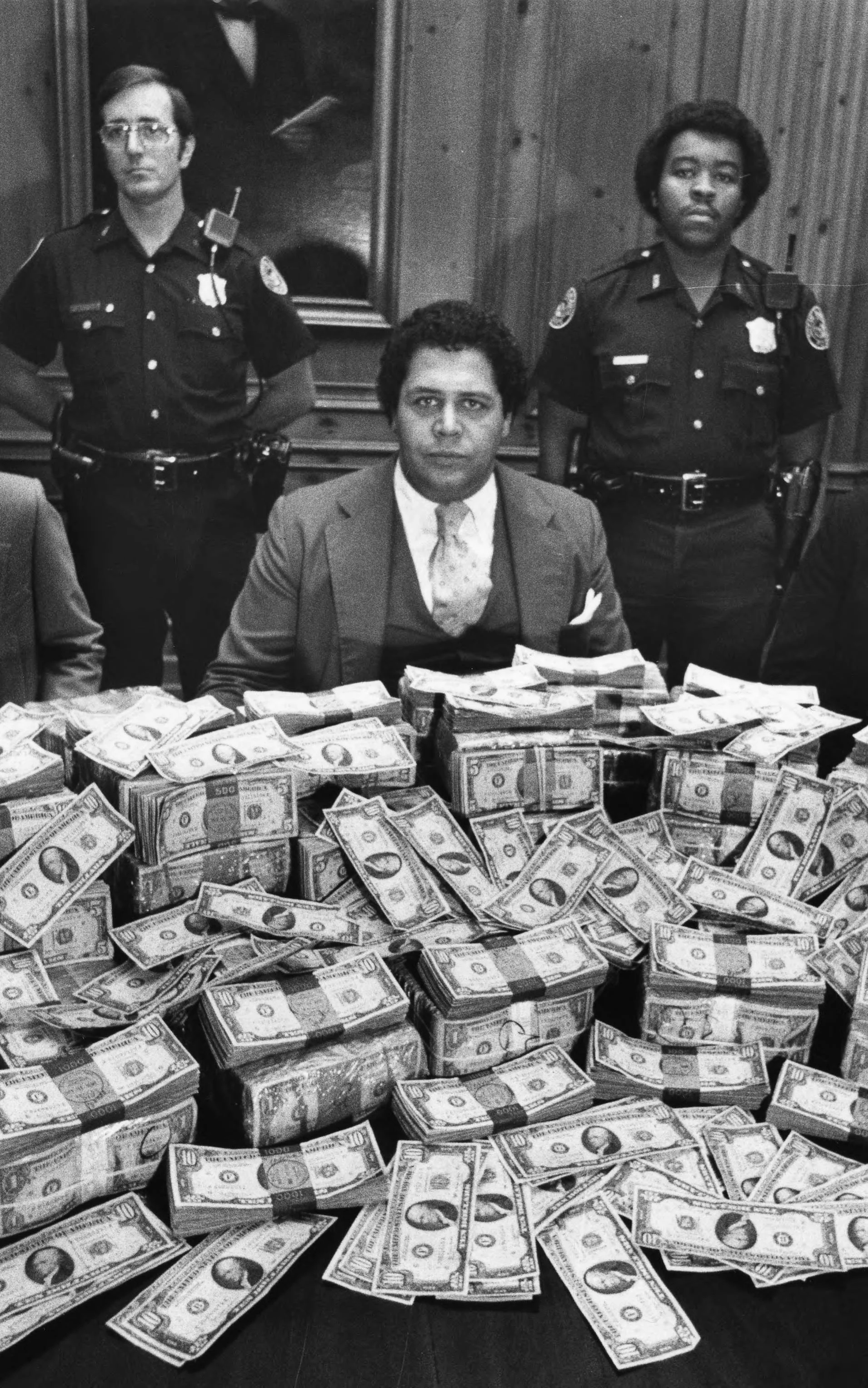 Reward money being offered for information. Photograph by George Clark (1980) Atlanta Journal-Constitution Photographic Archives. Special Collections and Archives, Georgia State University Library.