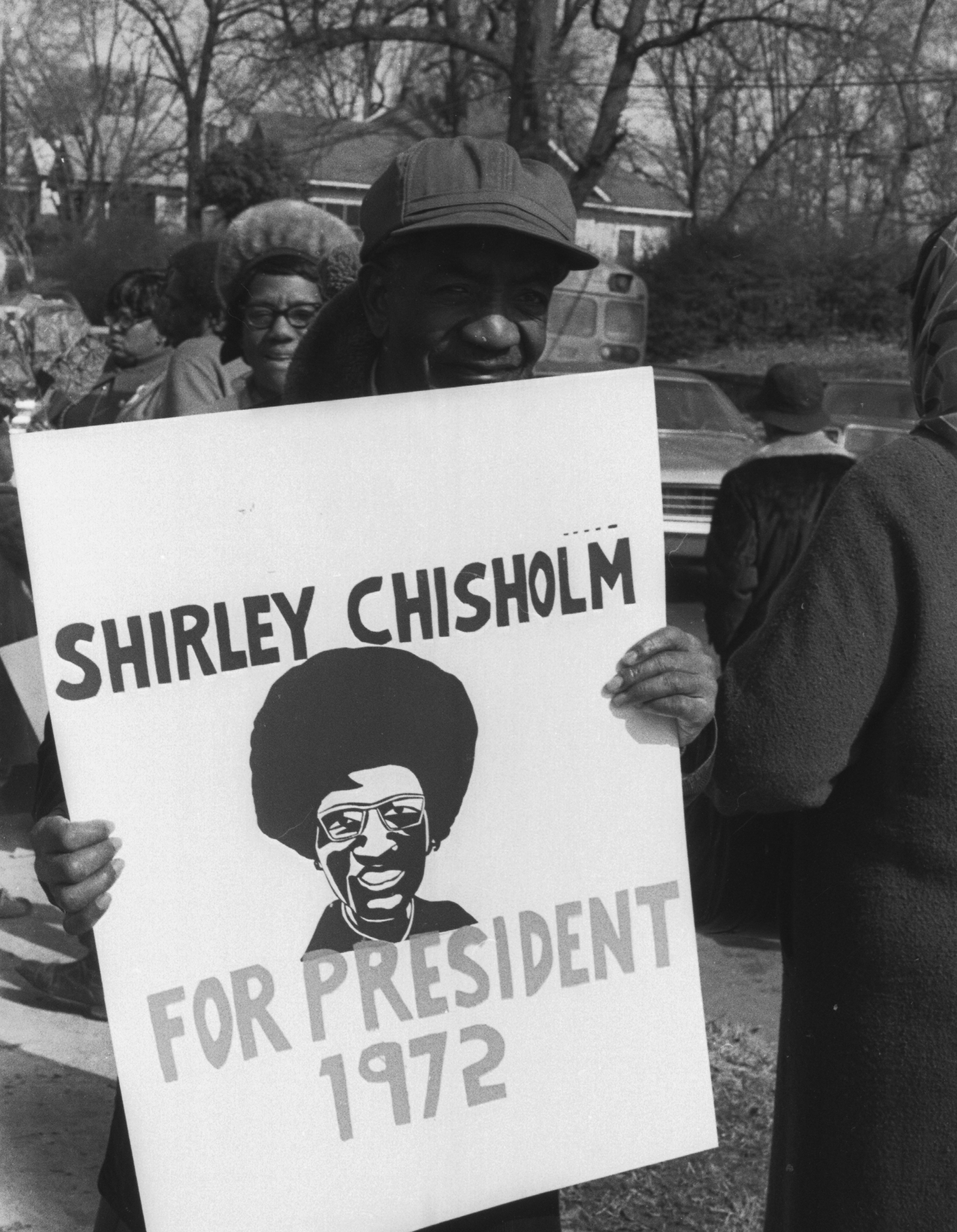 Campaigning for Shirley Chisholm, Summerhill. Photograph by Boyd Lewis. Boyd Lewis Collection. Courtesy of the Kenan Research Center at the Atlanta History Center.