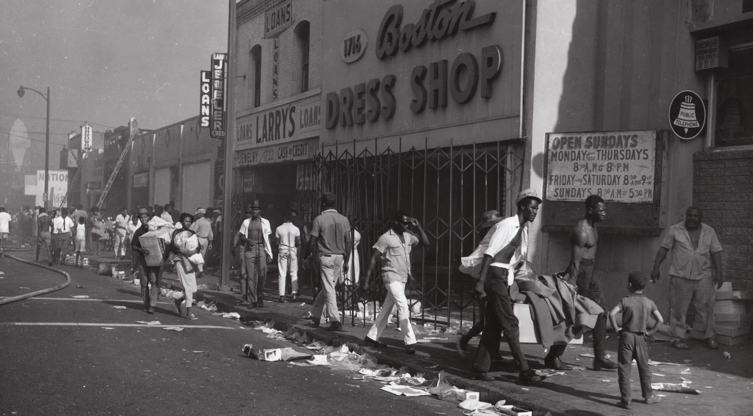Photograph via Los Angeles Fire Department Historical Society (1965)