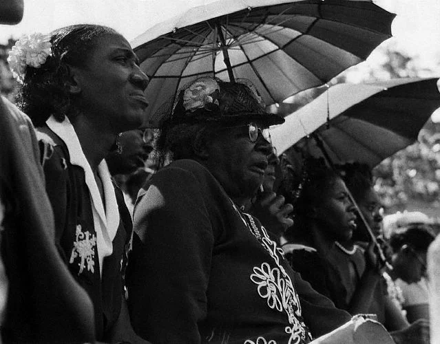 Audience at a Martin Luther King Jr. Rally, Los Angeles. Photograph by Joseph Schwartz (1963)