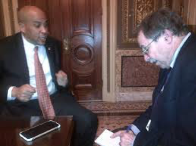 Cory Booker hearing Jonathan Salant’s confession.