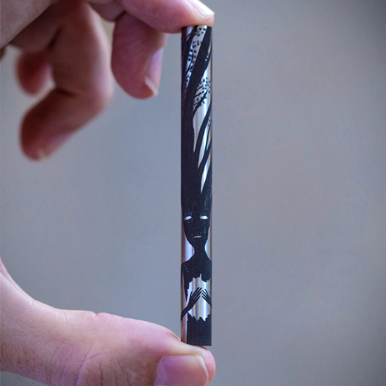 The EDC Ink pen with the Hillier Sapling engraving - just beautiful.