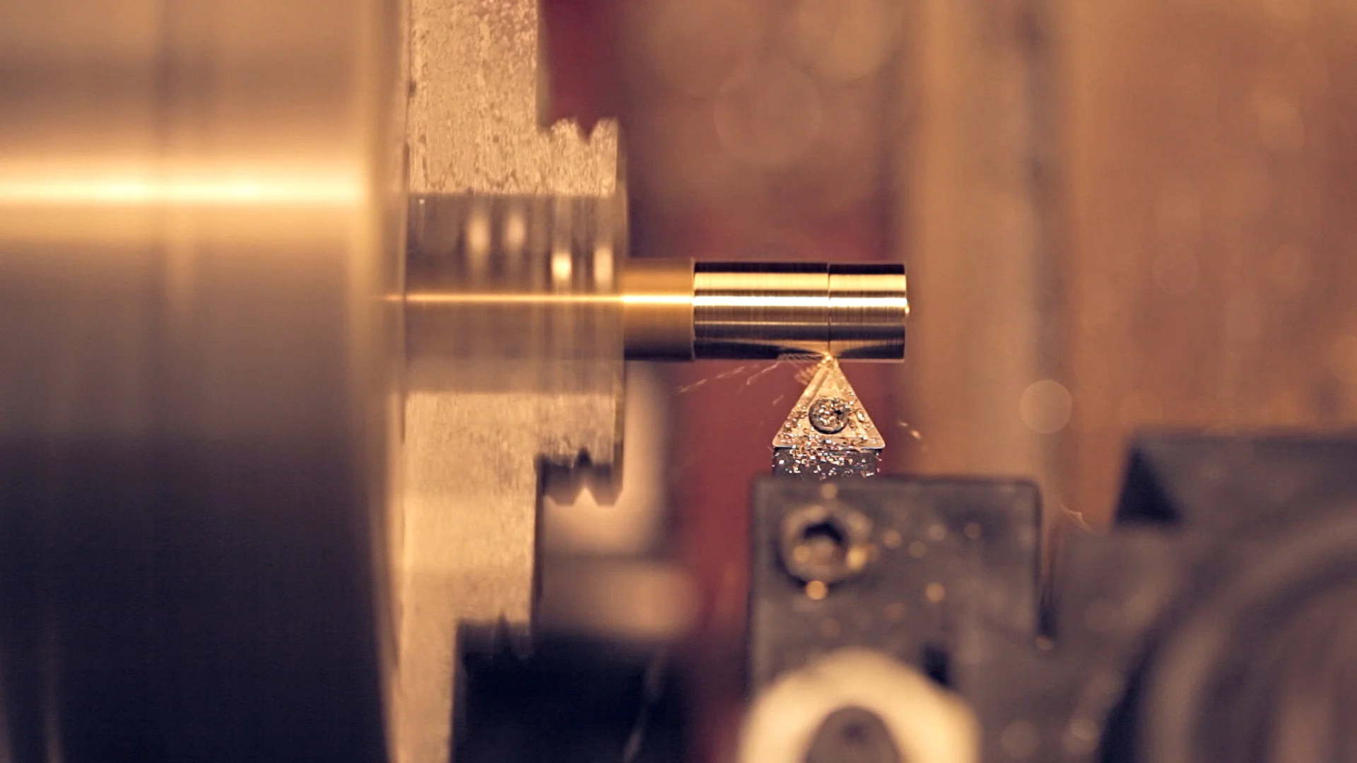 Machining the EDC Ink retention screw prototype.