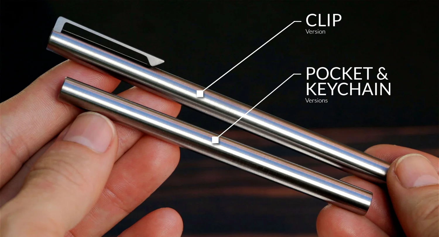 Pen Stylus Titanium Pen Kickstarter TACTICALGEEK TActuator12 Bolt