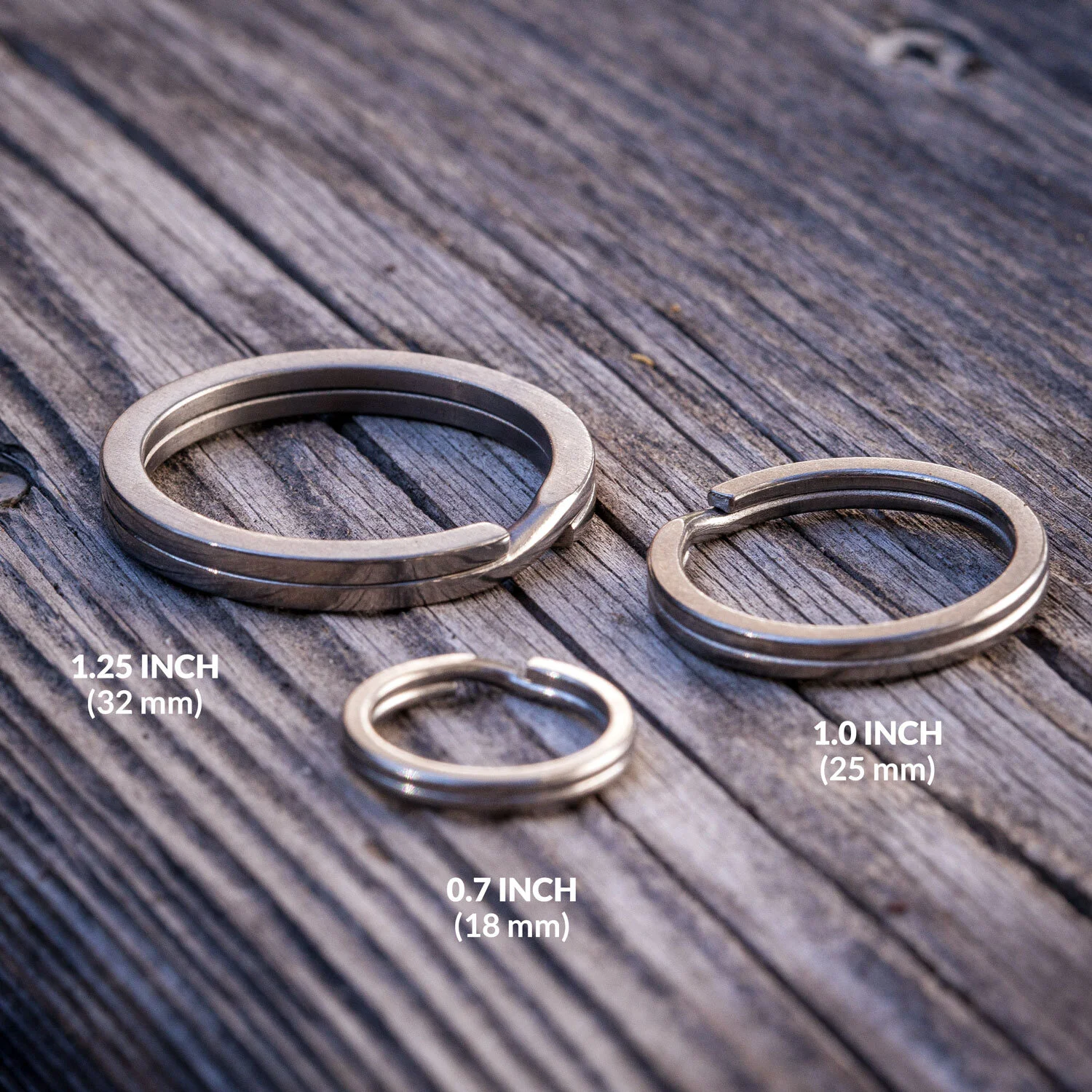 BLANK FORCES — TITANIUM Keyrings - Main Image