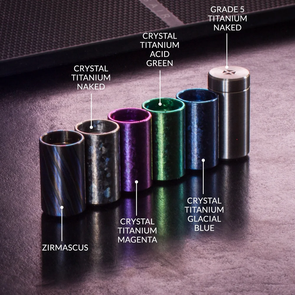 CordLock Twist in Crystal Titanium and Zirmascus