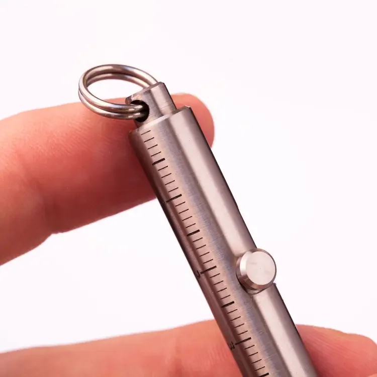 Keychain End Cap Kit for Titanium Injector Bolt Action Pens