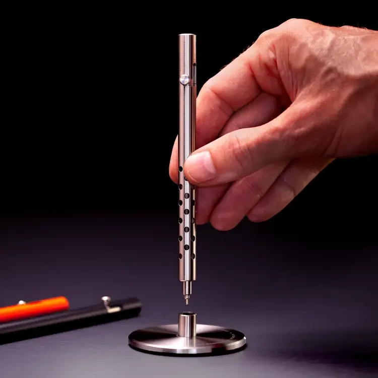 Titanium INJECTOR Rapid Bolt-Action Pen & Dock