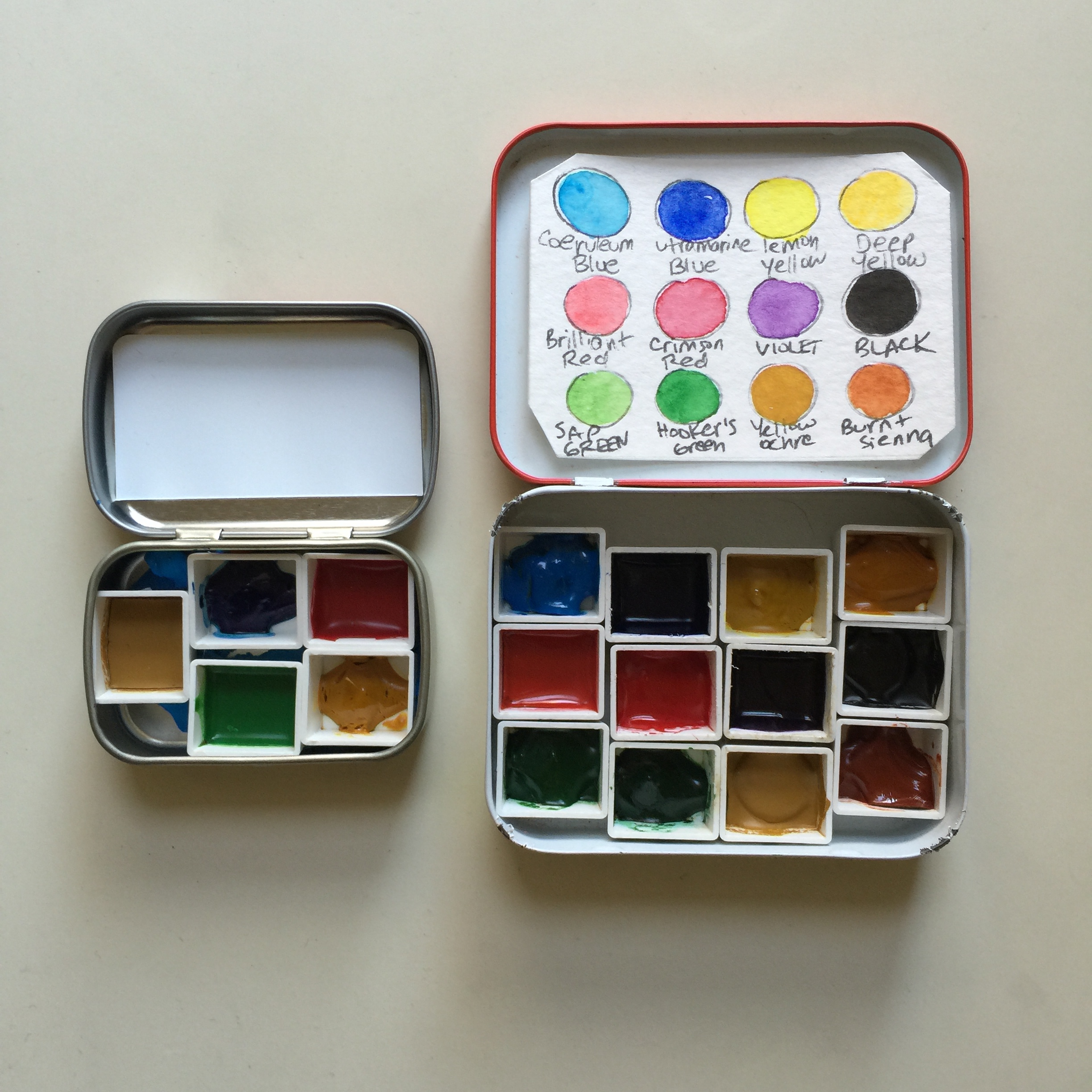 Altoids Tin Watercolor Set