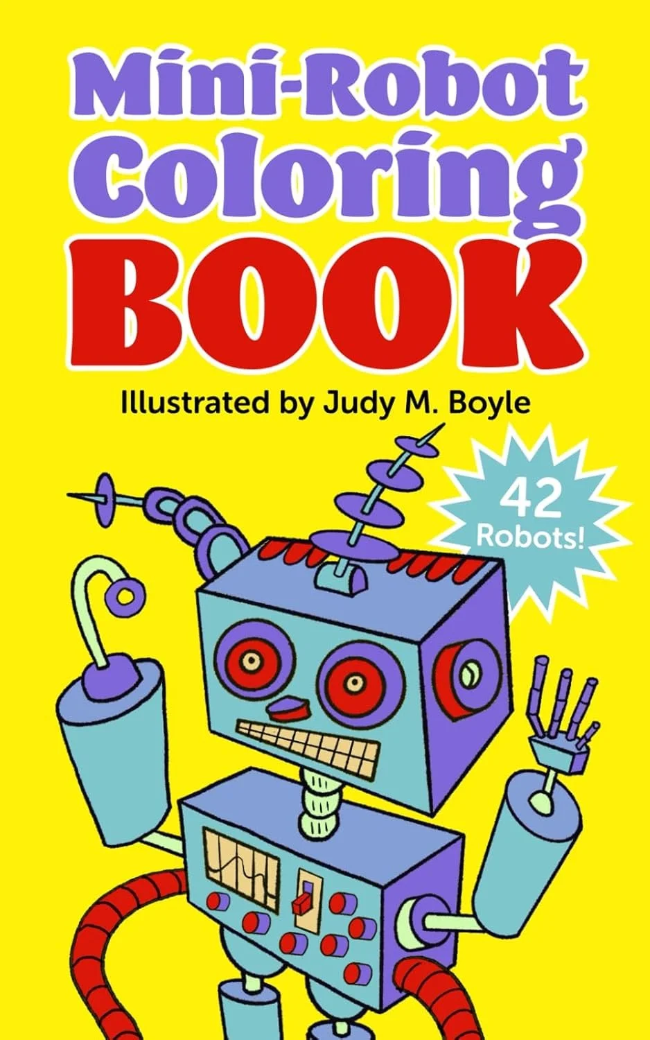 Mini-Robot Coloring Book