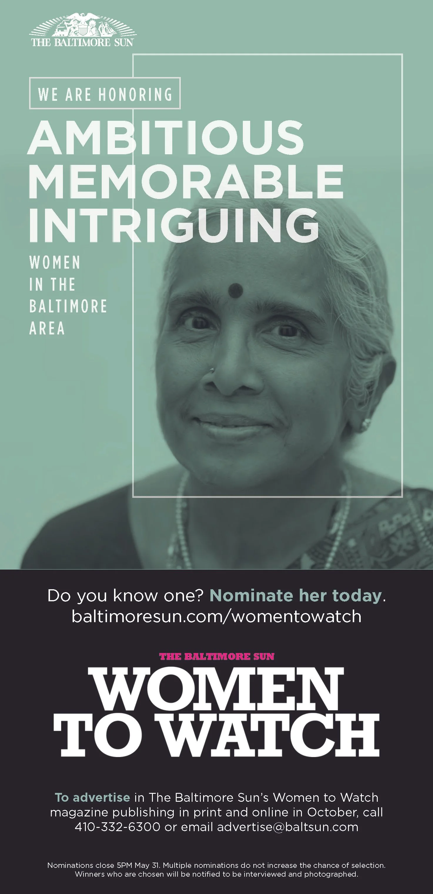 Women to Watch campaign for The Baltimore Sun