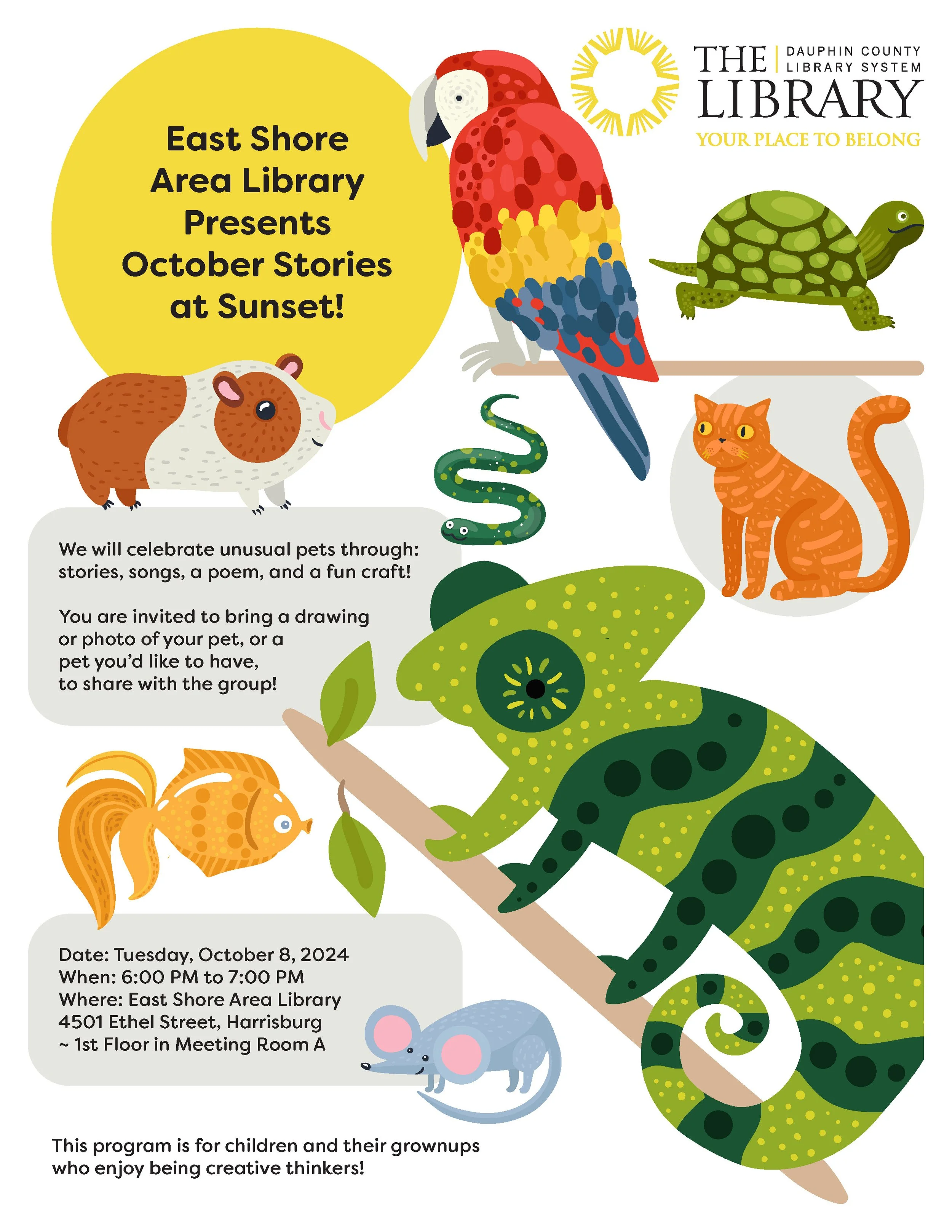 Stories at Sunset Program