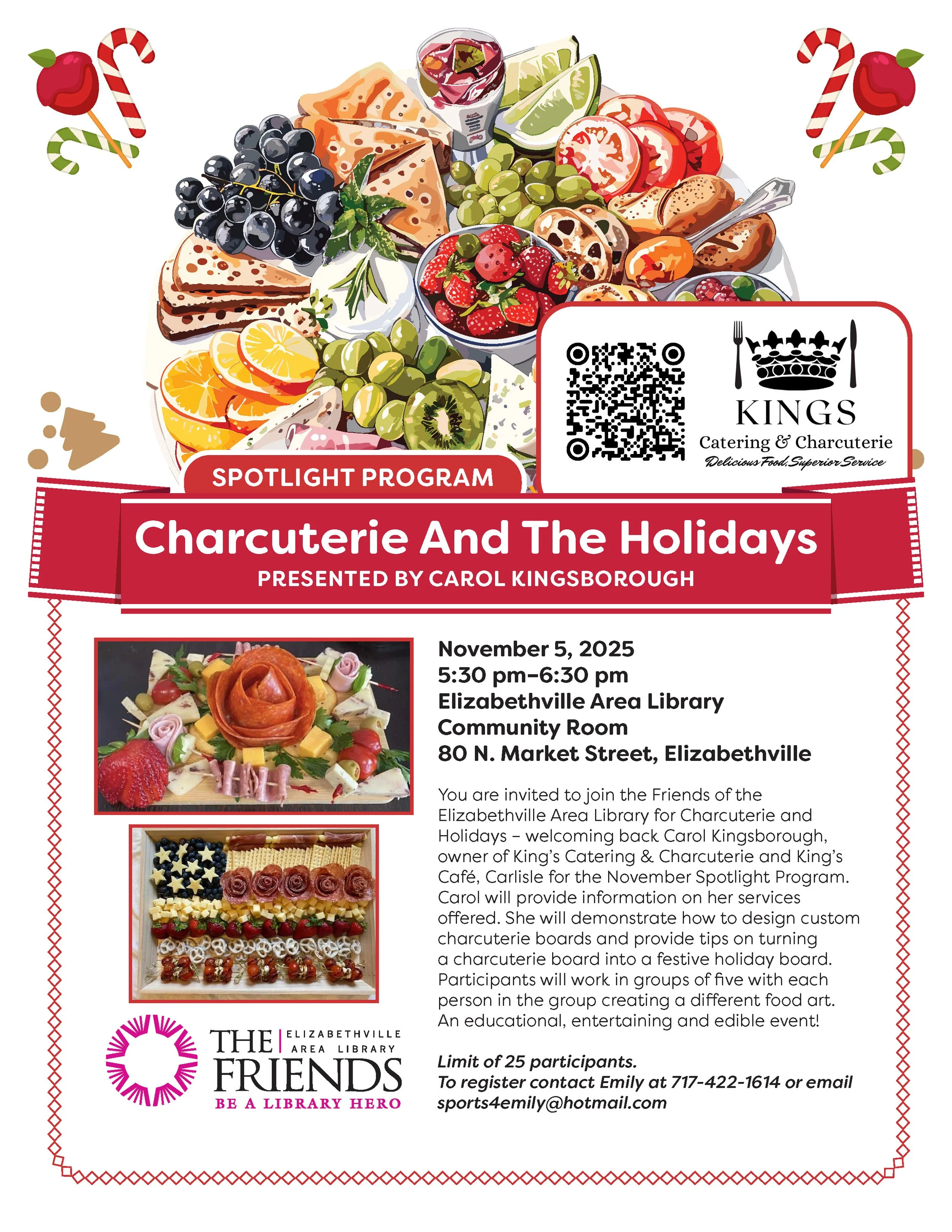 Charcuterie and the Holidays Program