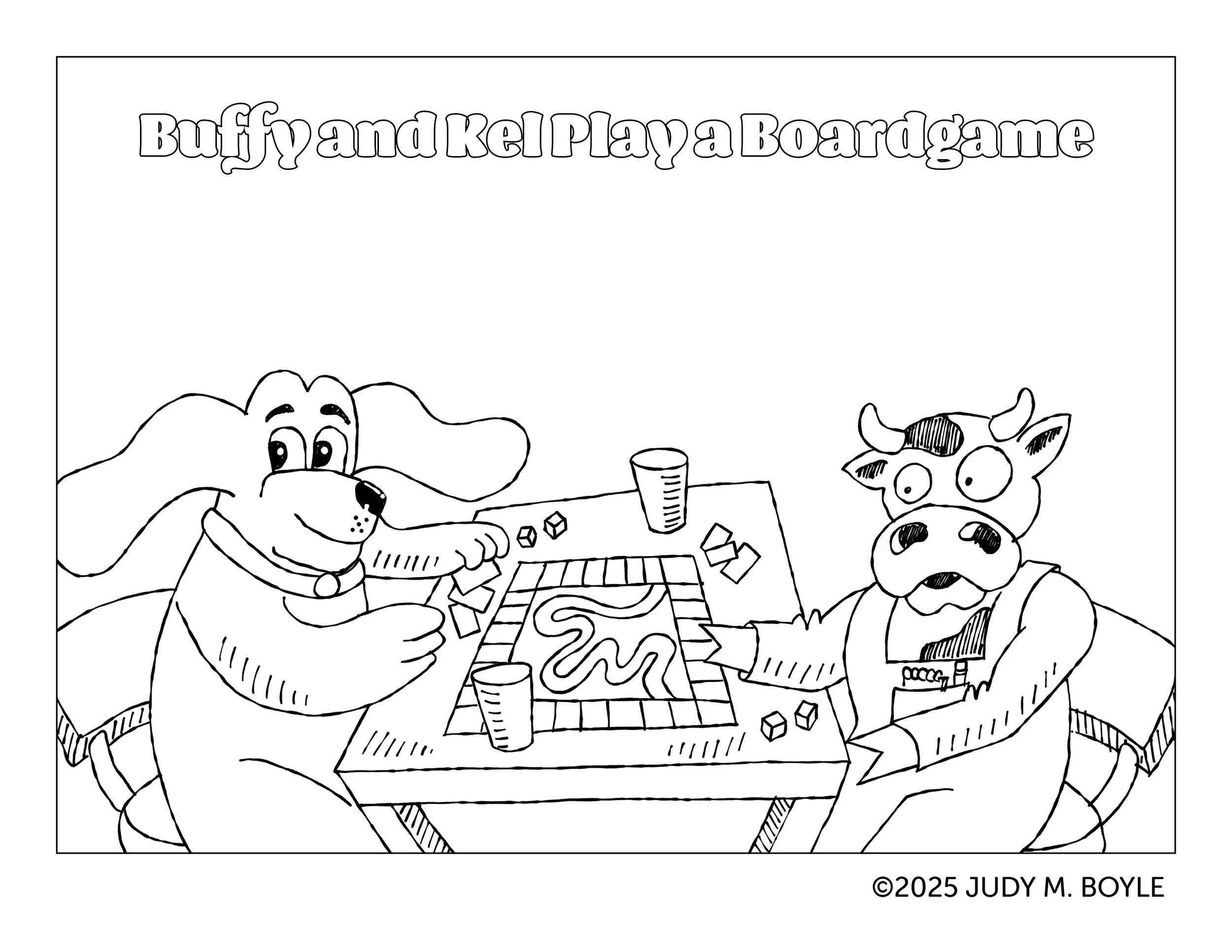 buffy and kel play a boardgame.jpg