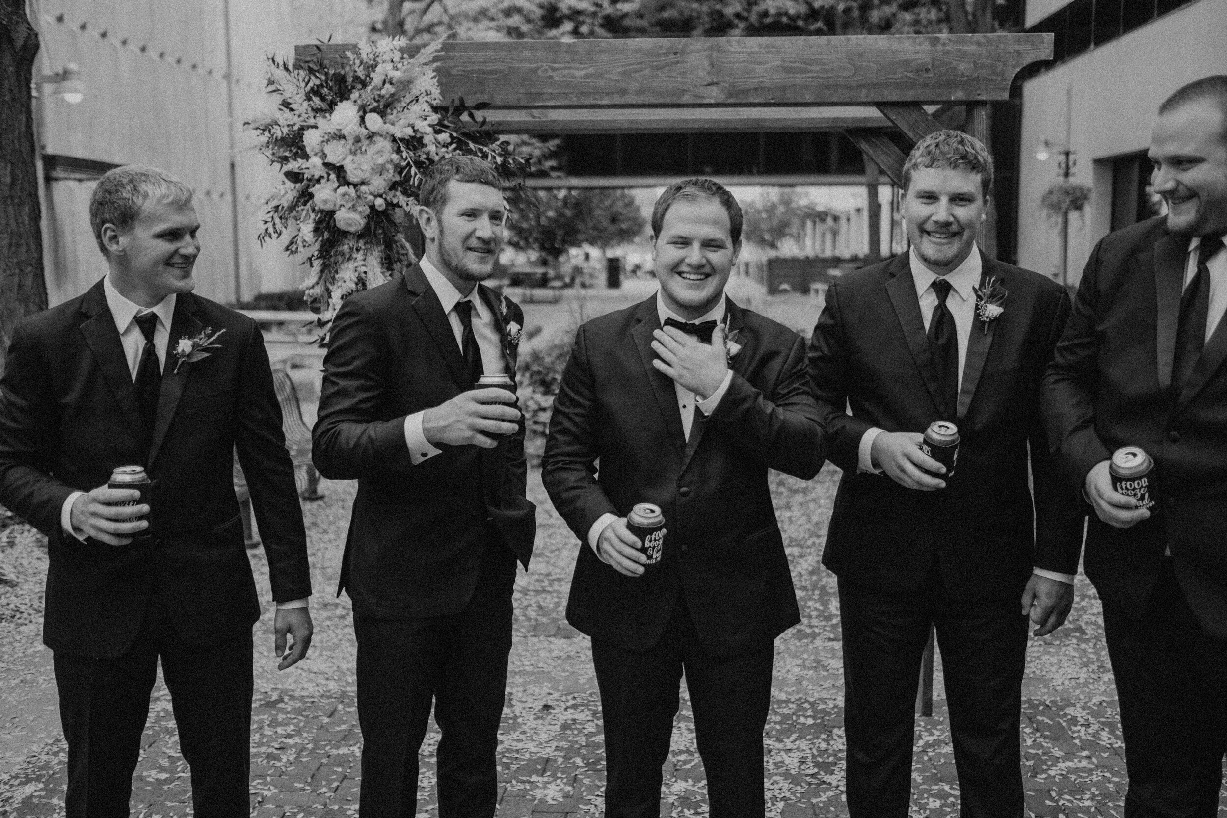 groomsmen documentary wedding photography