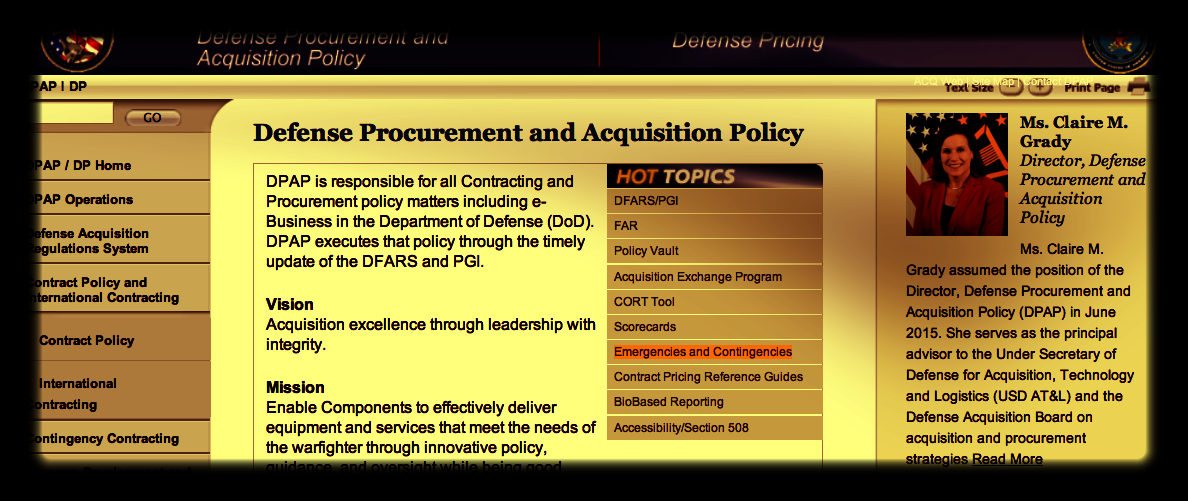 SDV INTERNATIONAL spends time with new Director of Defense Procurement and Acquisition Policy in Washington, DC.