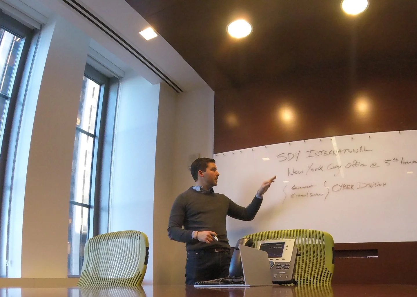 SDV INTERNATIONAL holds financial services and homeland security conference at its offices in New York City.  