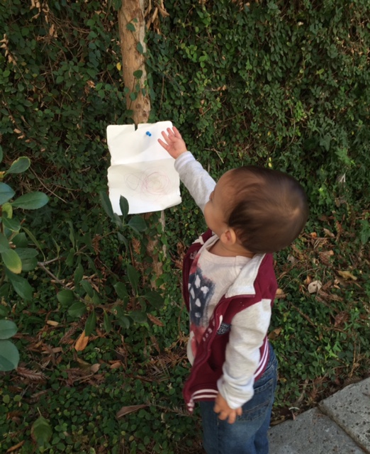 Possibly our youngest fan! Noah LOVES this story! The other day he was drawing and he said he wanted to go hang signs on the tree like the Hopeful Prince.