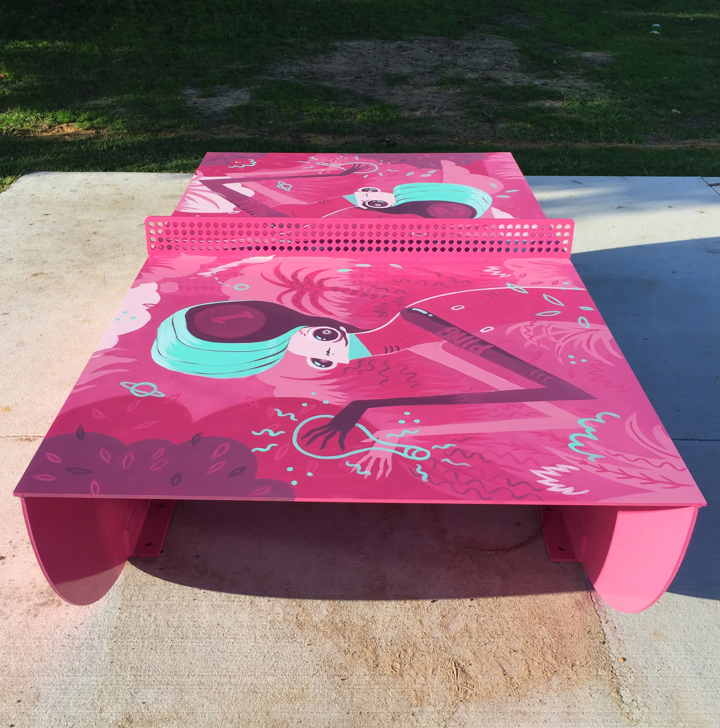 POPP ping pong table project, Victoria Park. Commissioned by Town of Victoria Park.