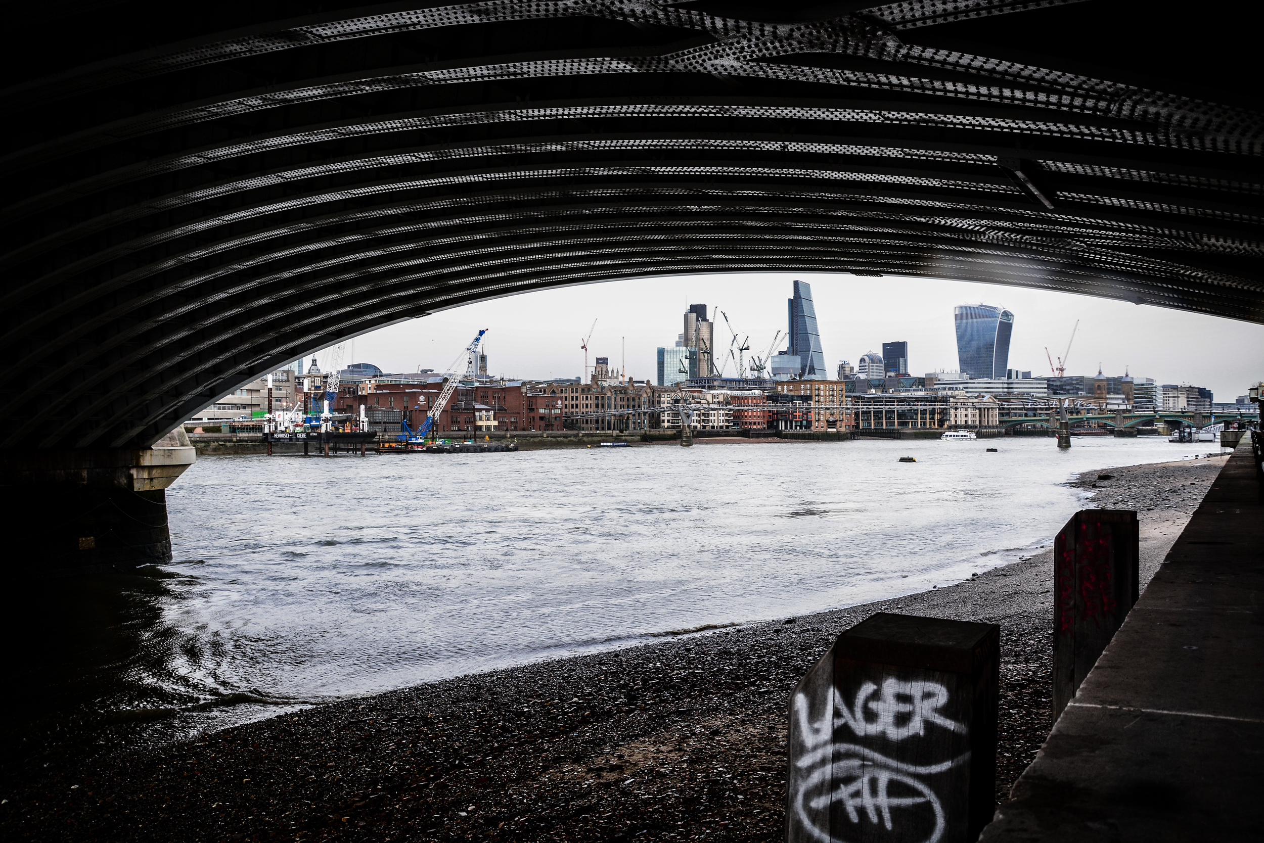 the bridge and the skyline