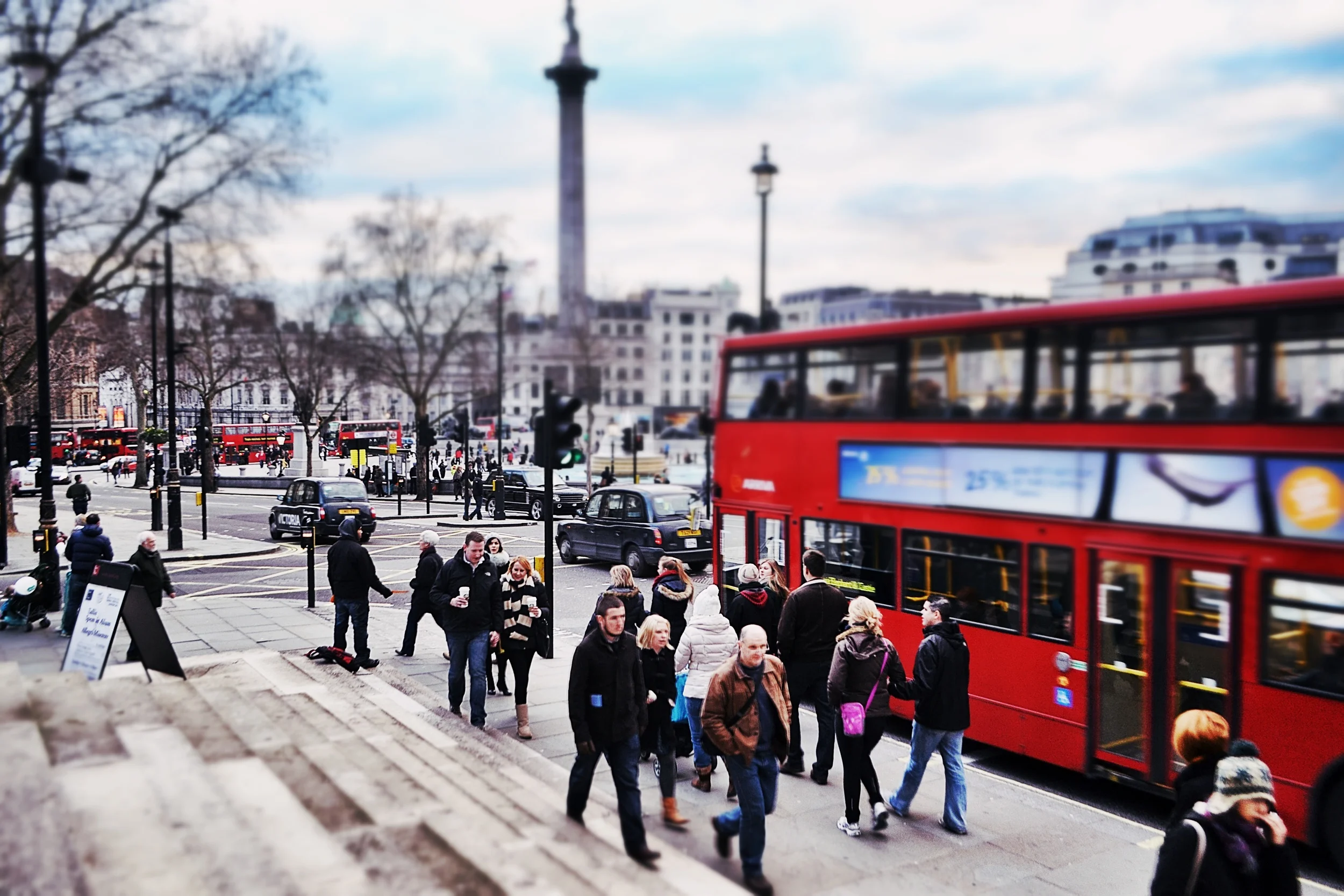 trafalgar in autumn